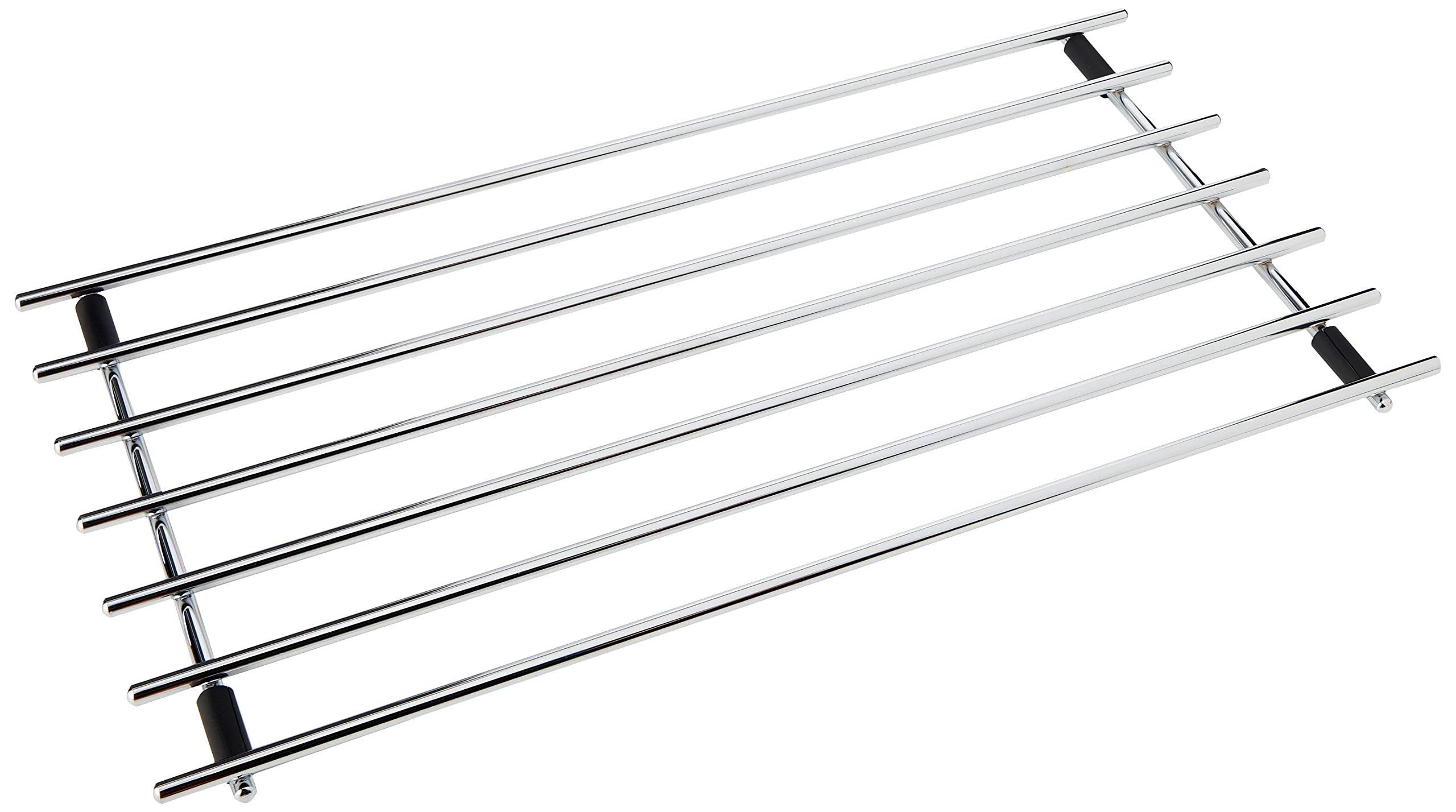 Dexam Chrome Rectangular Trivet - Heavy-Duty Metal Construction | 44 x 24cm | Model 17830526 1