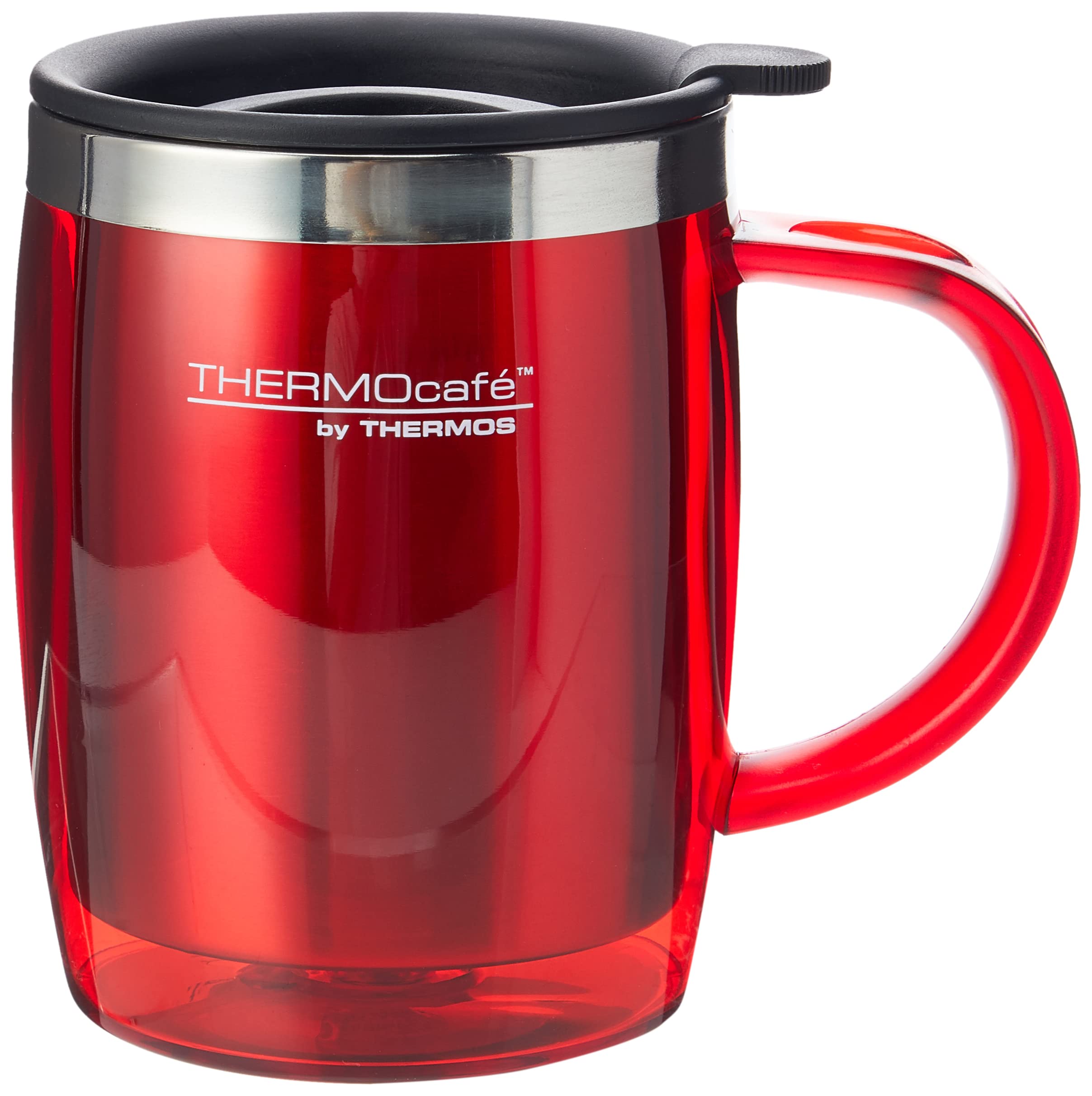 Thermos ThermoCafé Desk Mug - Double Wall Insulation | 450 ml | Red