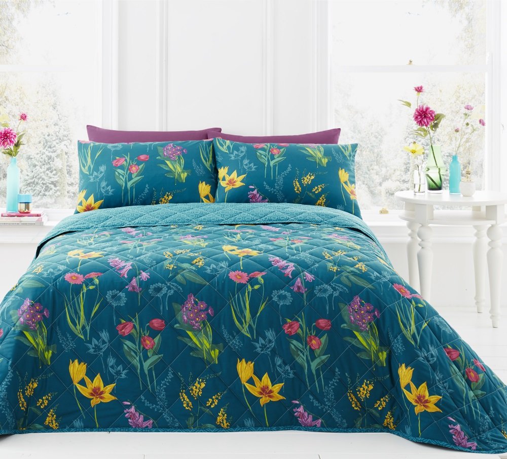 Dreams & Drapes Ingrid Easy Care Duvet Cover Set - Teal | King Size (230x220cm) | 3 Piece 5