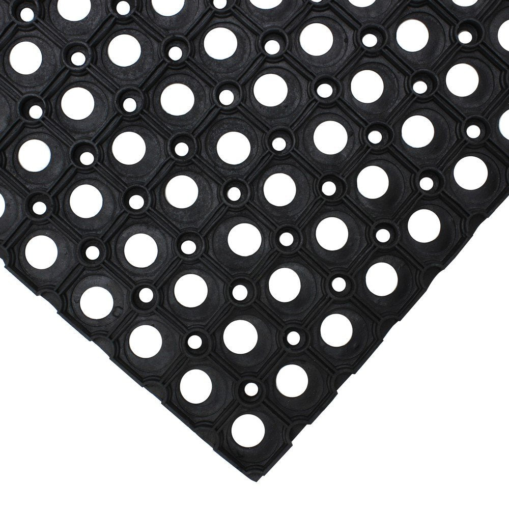 JVL Heavy Duty Rubber Ring Doormat - 40 x 60 cm Outdoor Entrance Scraper Mat 7