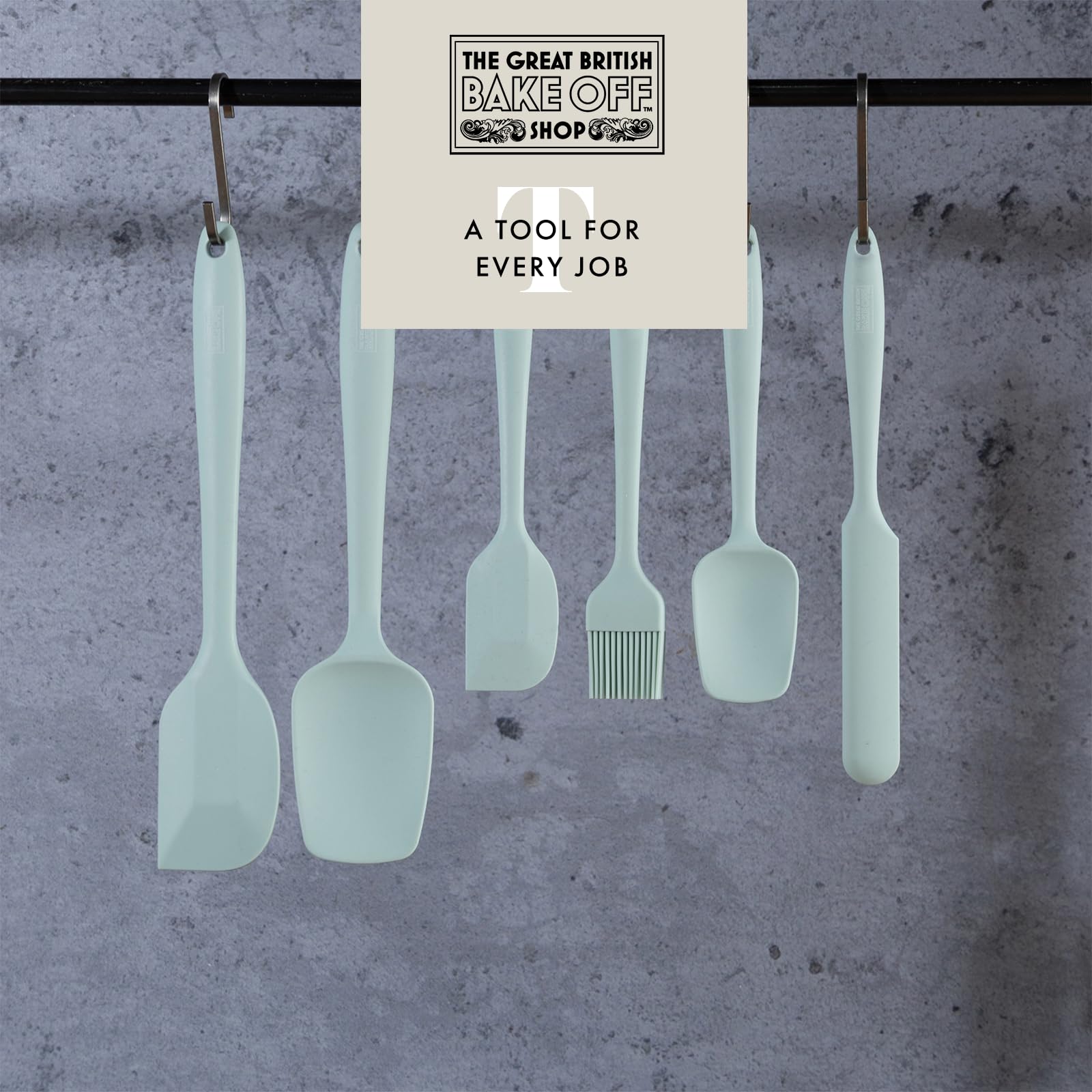 The Great British Bake Off Silicone Pastry Brush - Heat-Resistant, Non-Stick Safe | Duck Egg Blue 4
