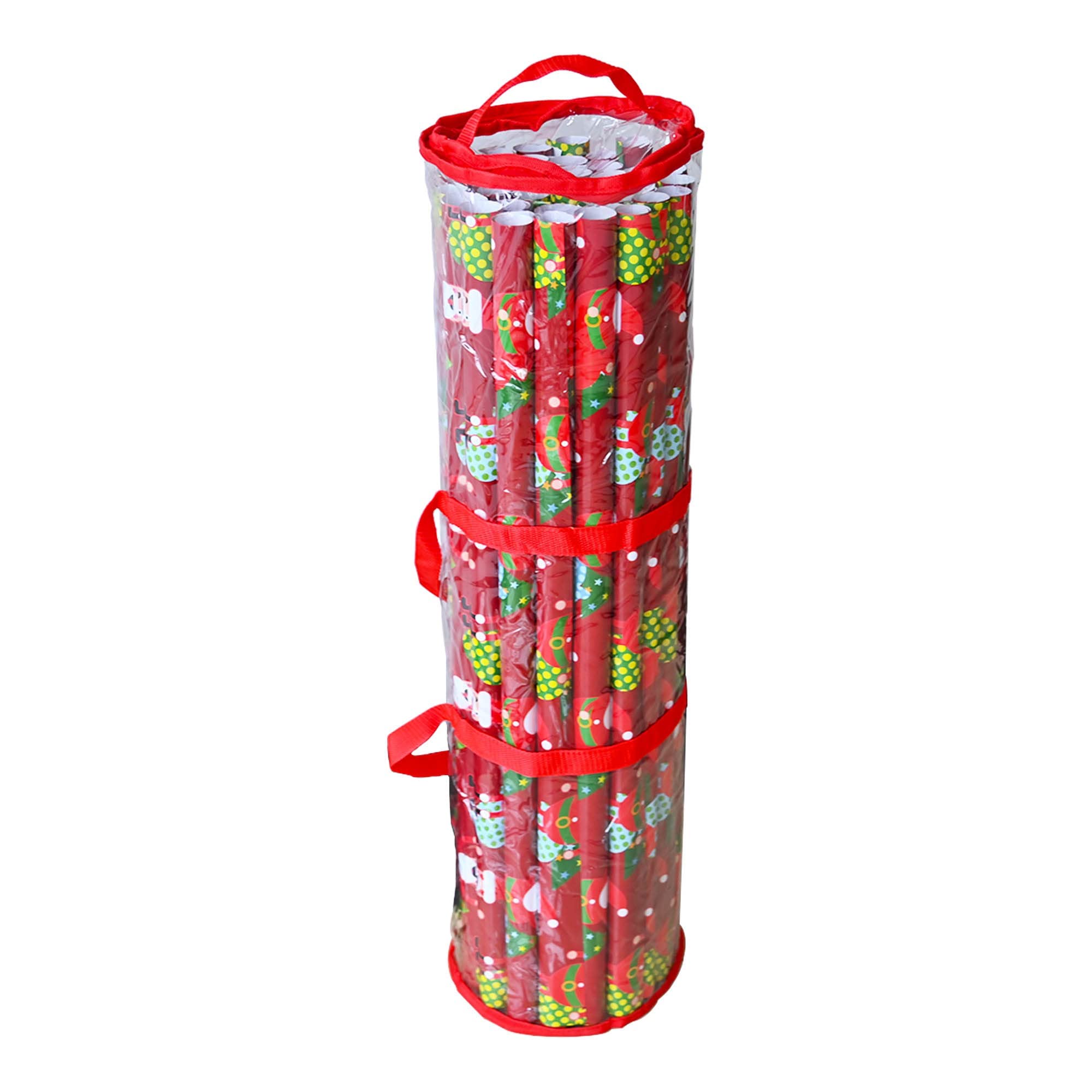 RAM ONLINE Gift Wrap Storage Bag - Clear PVC Organizer for Rolls up to 25 | Size 79cm(L) x 22cm(D) 3