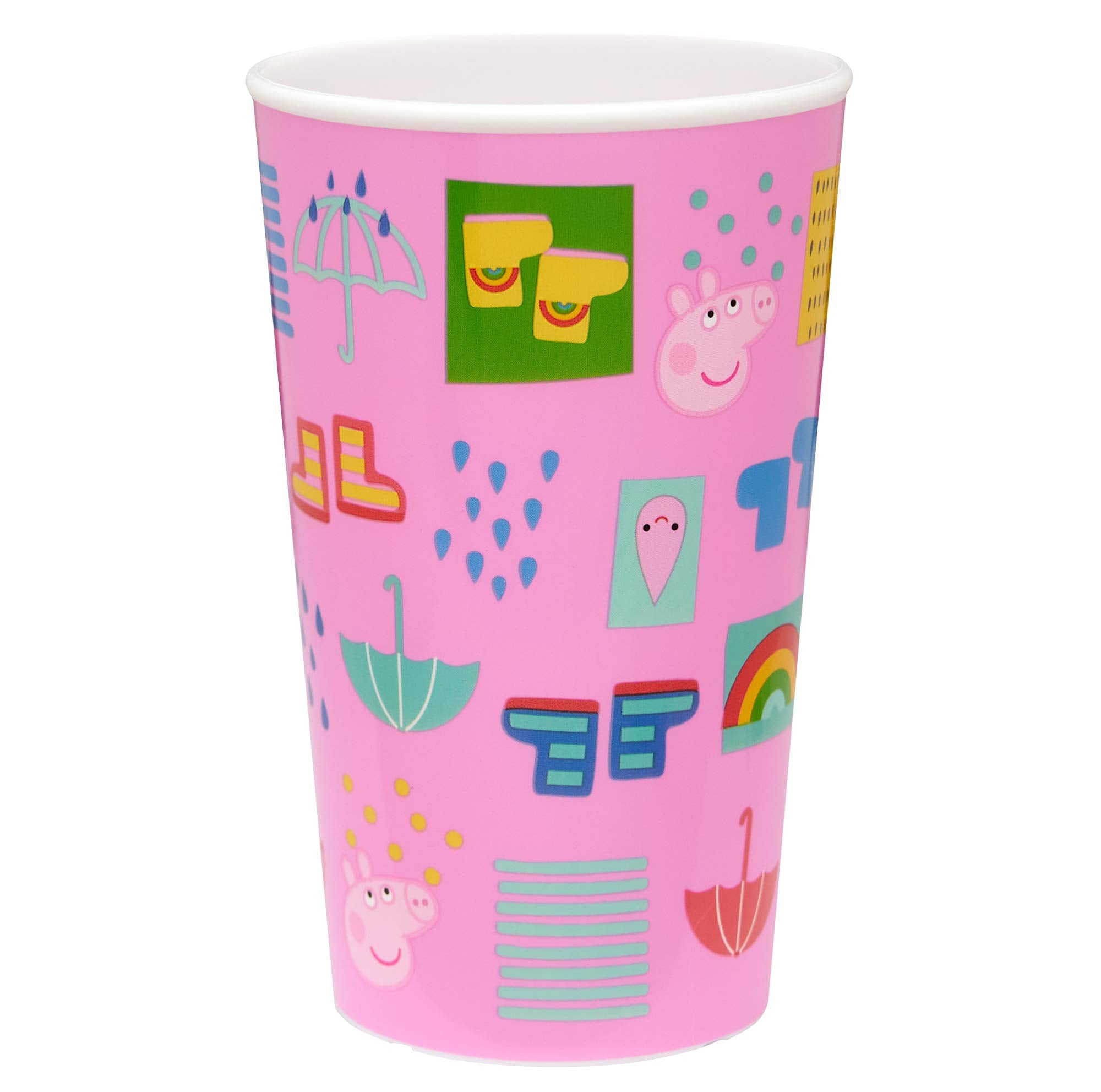Peppa Pig Perfect Day 3 Piece Children's Dinnerware Set | PP Plastic | Microwave & Dishwasher Safe 7