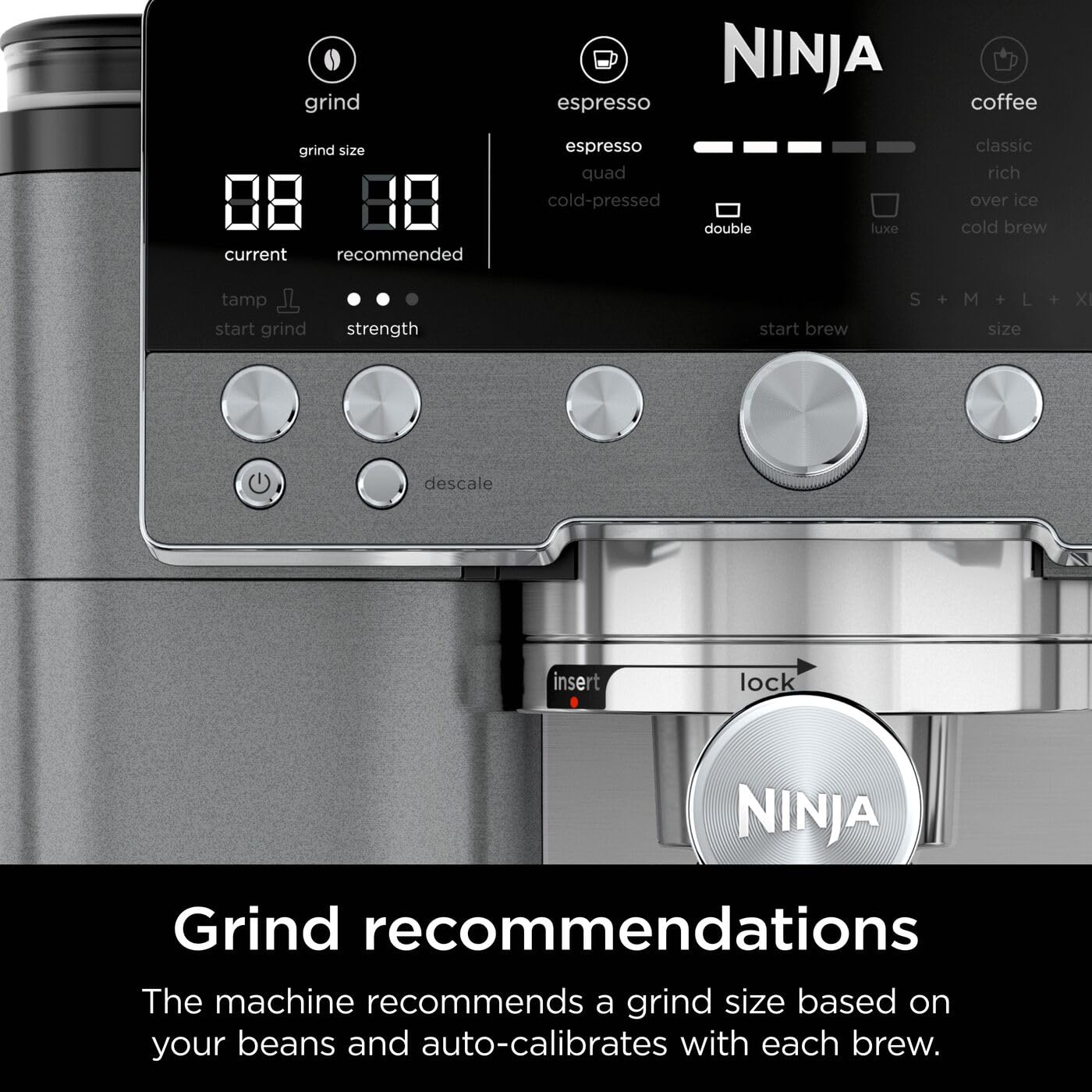 Ninja Luxe Premier 3-in-1 Coffee Machine - Espresso, Cold Brew, Filter | Built-in Grinder 5