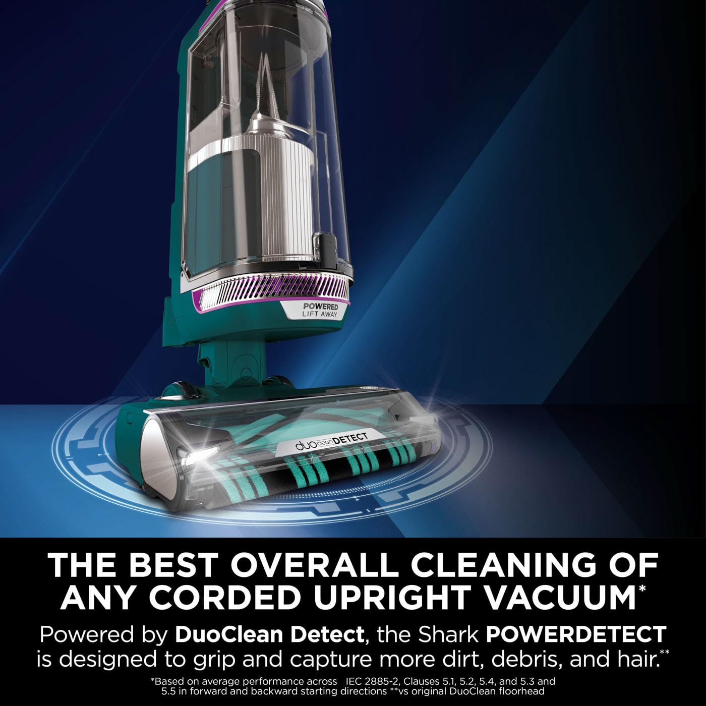 Shark PowerDetect Corded Upright Vacuum Cleaner - DuoClean Detect, Reverse Clean, Anti-Odour | 750W, 1.3L 3