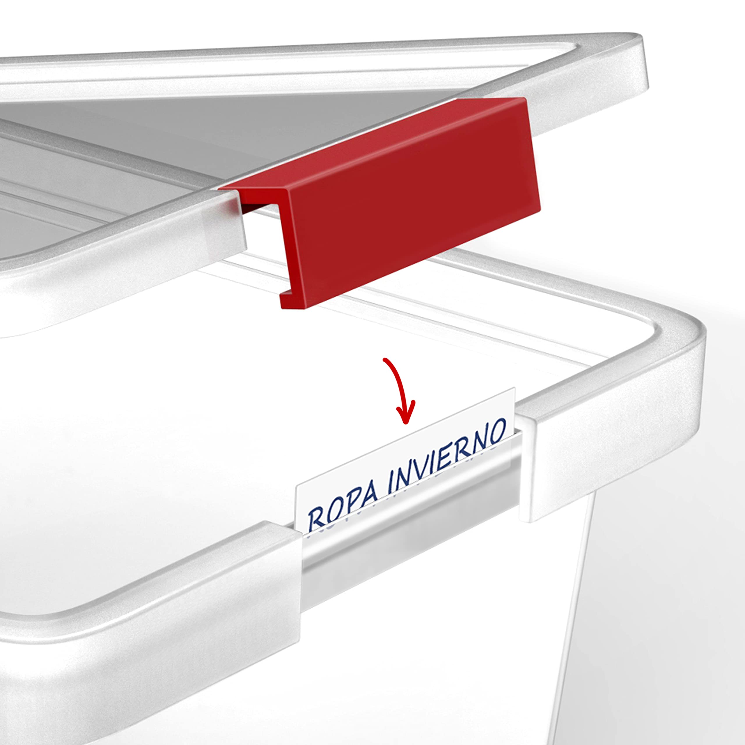 TATAY First Aid Storage Box - 7L Capacity, Hinged Lid, Organiser Tray | White 2