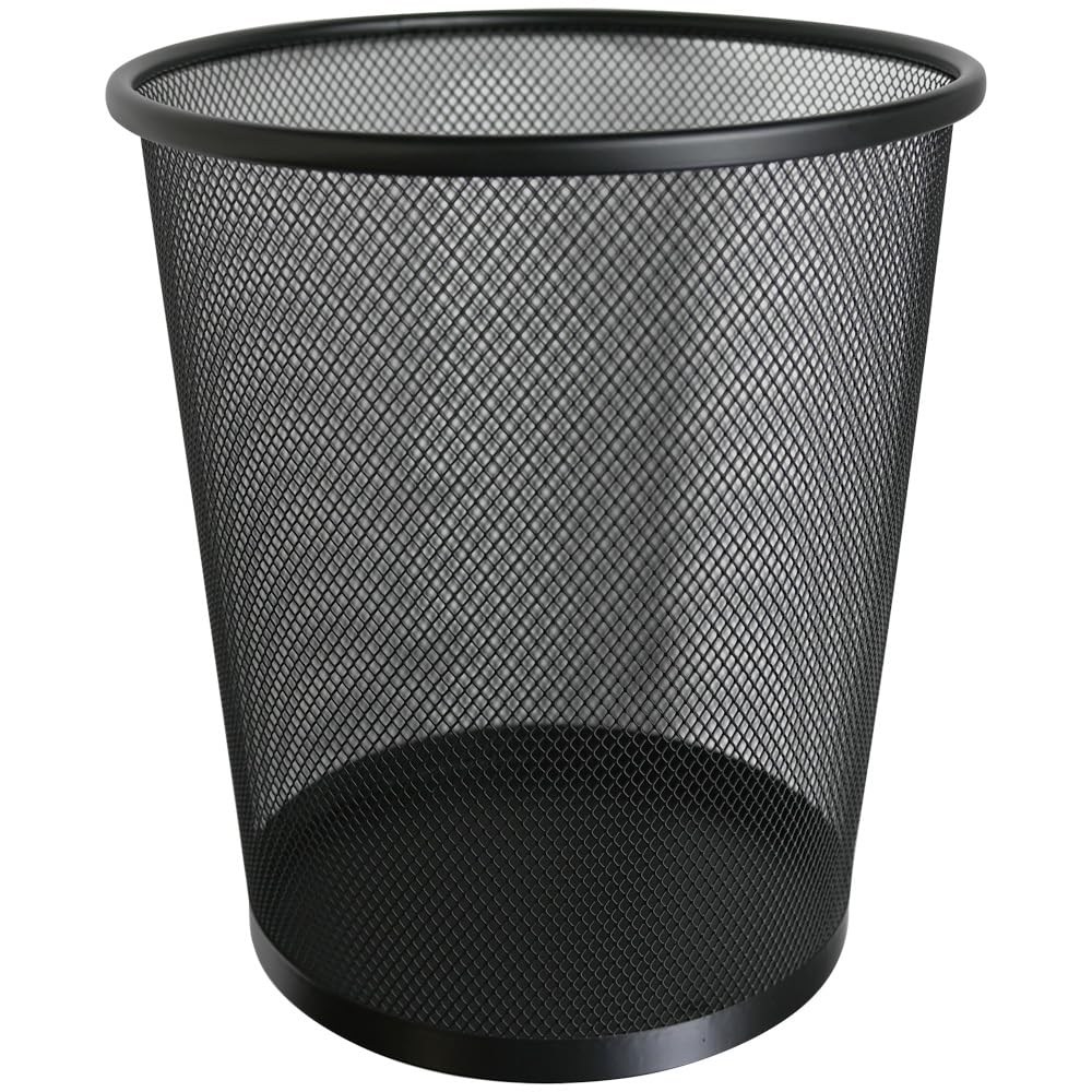 RAM ONLINE Mesh Bin - 20L Capacity | Stainless Steel | Black Finish | Large Size 1