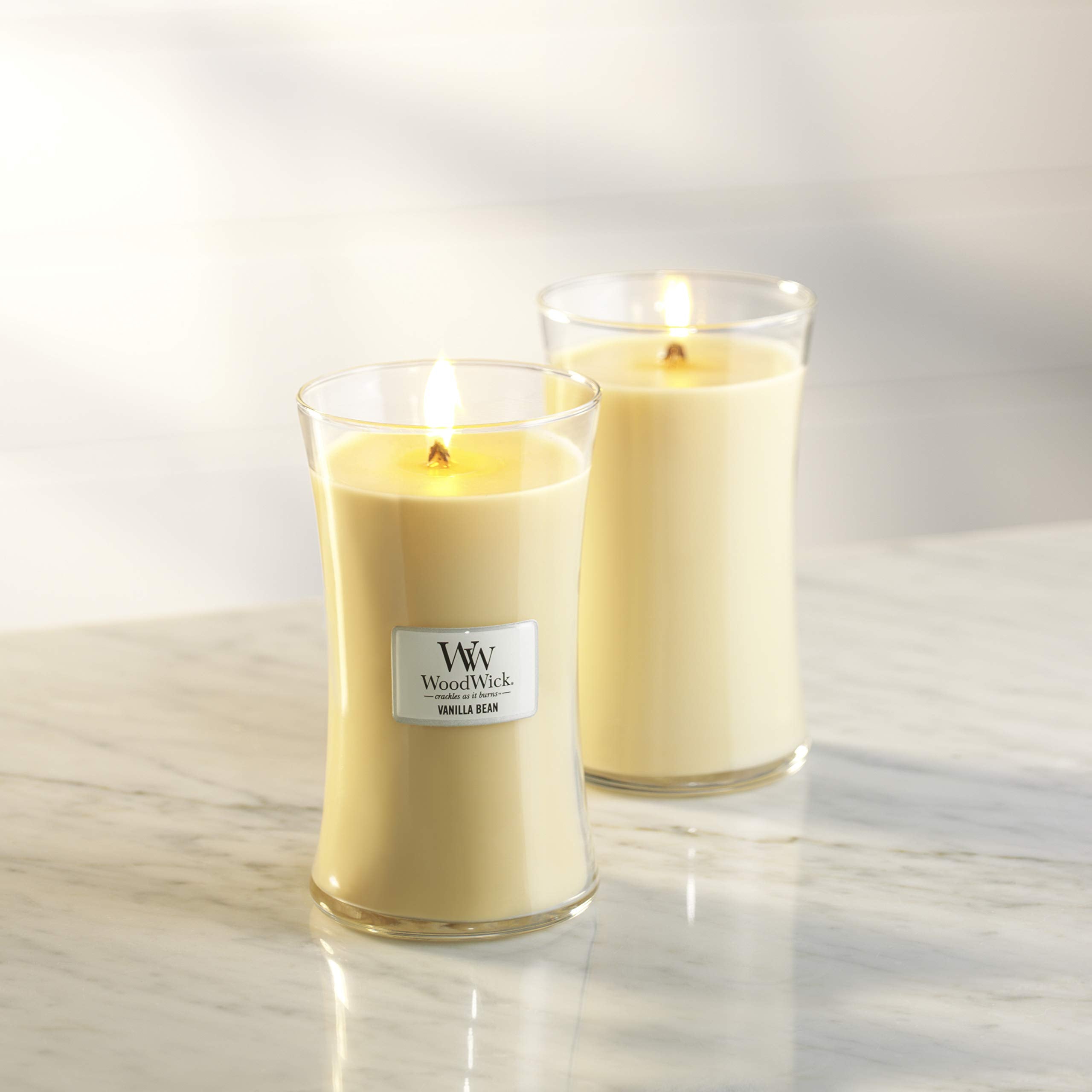 Woodwick Large Hourglass Scented Candle - Vanilla Bean Scent | Crackling Wick | Up to 130 Hours Burn Time 7
