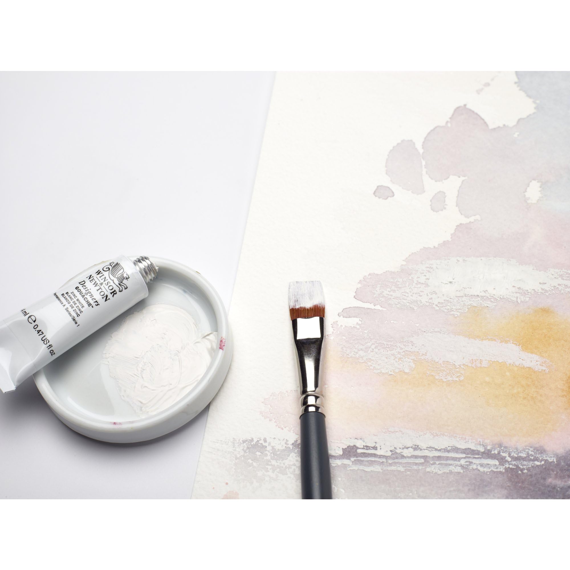 Winsor & Newton Designers Gouache Primary Colour Paint Set - Opaque Matt Finish | 6 x 14 ml Tubes 6