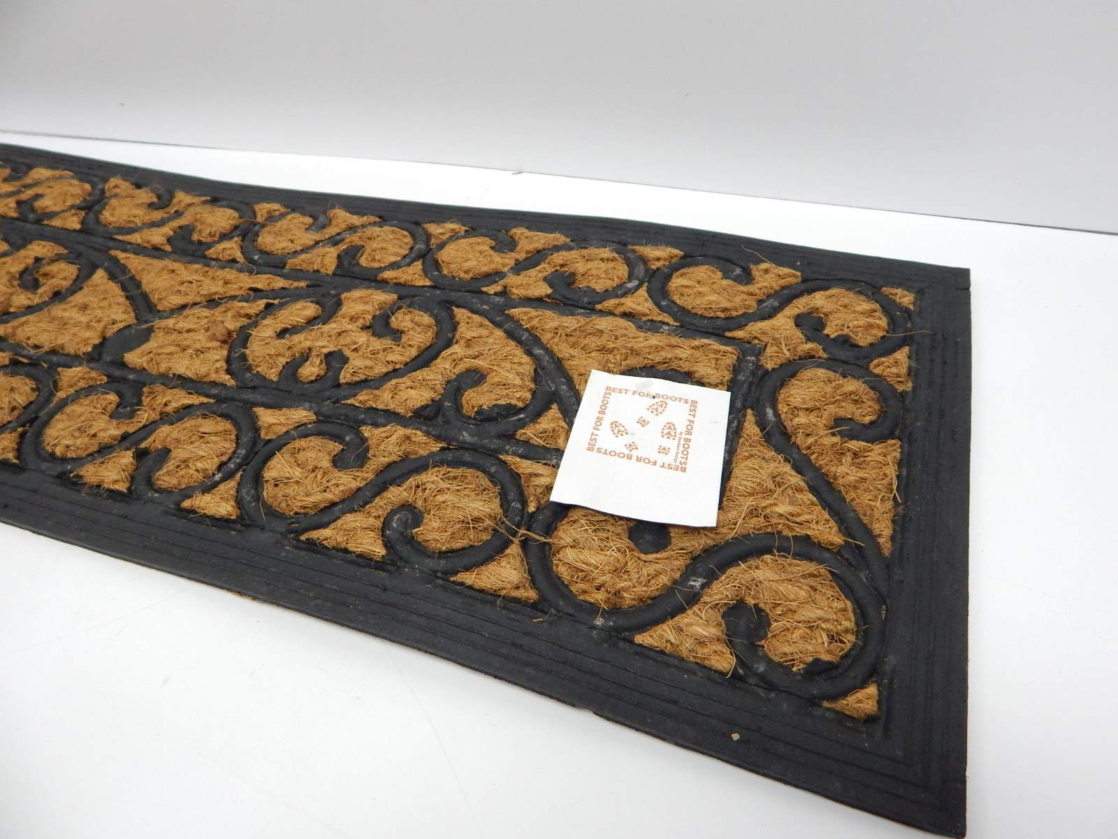 Esschert's Design Rubber and Coir Doormat Runner - Black/Brown | 75 x 25 cm 4