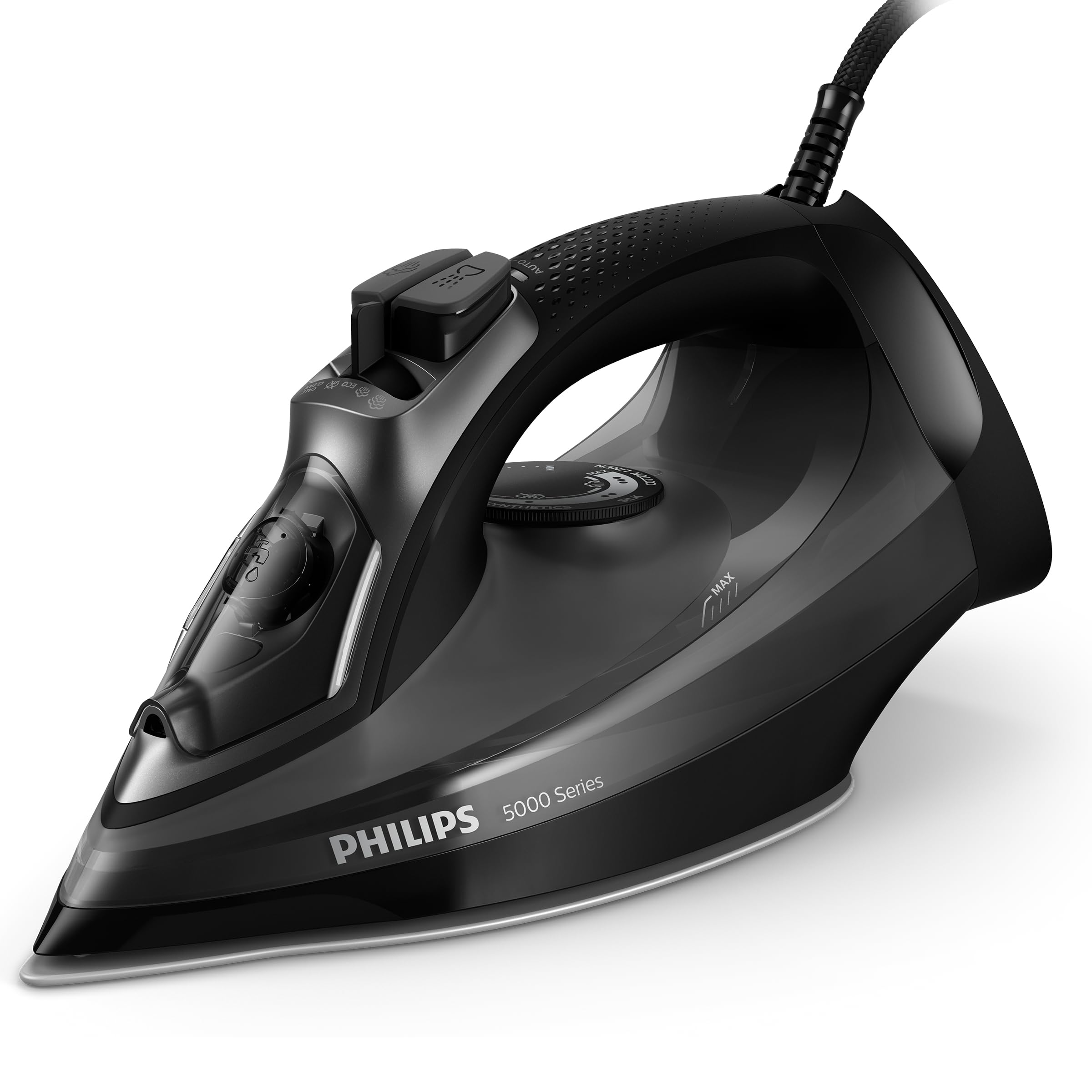 Philips Steam Iron 5000 Series - 2600W Quick Heat-Up | 45g/min Continuous Steam | 200g Boost 1