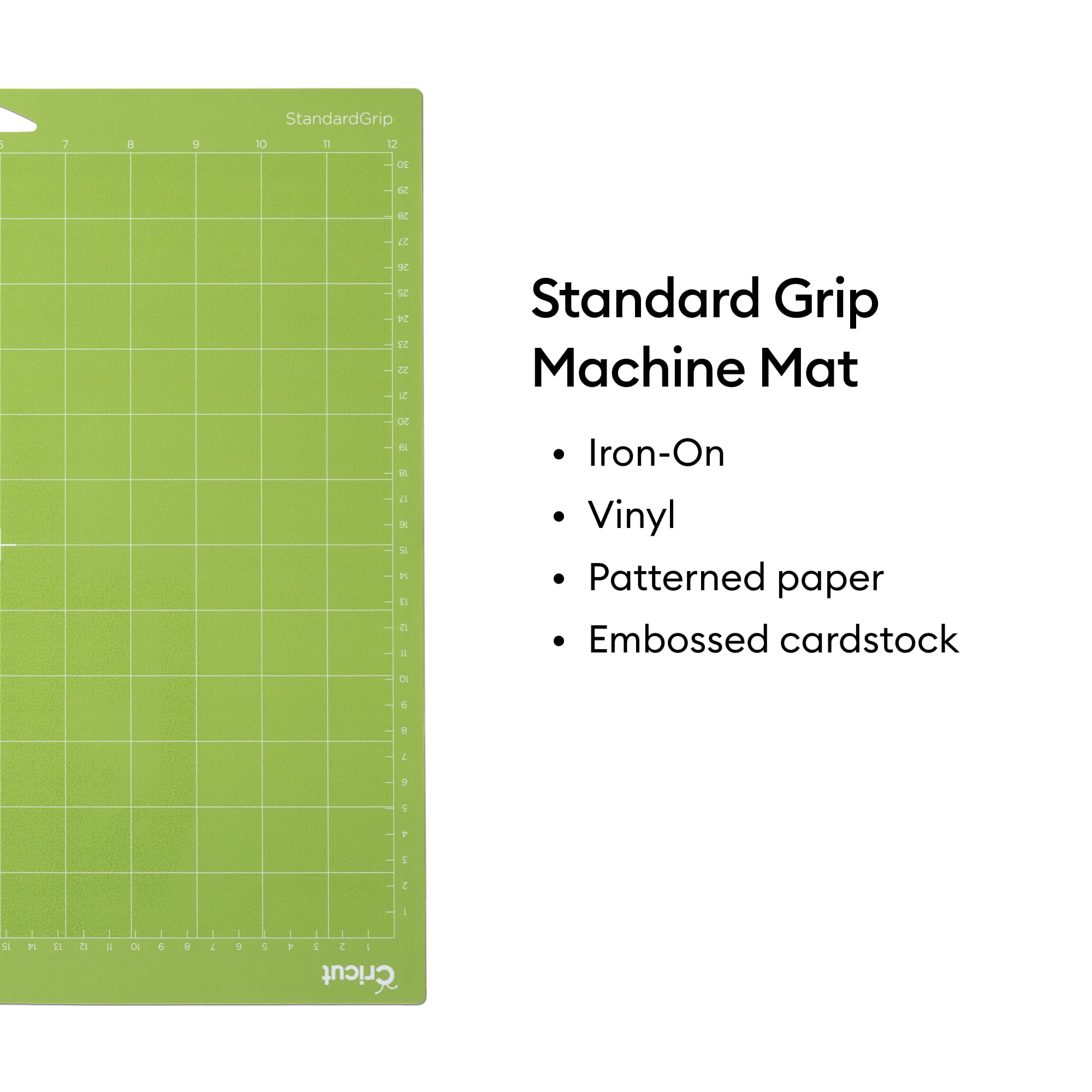 Cricut Standardgrip Cutting Mat 12" x 12" - 3 Pack | Strong Adhesion | Reusable 6