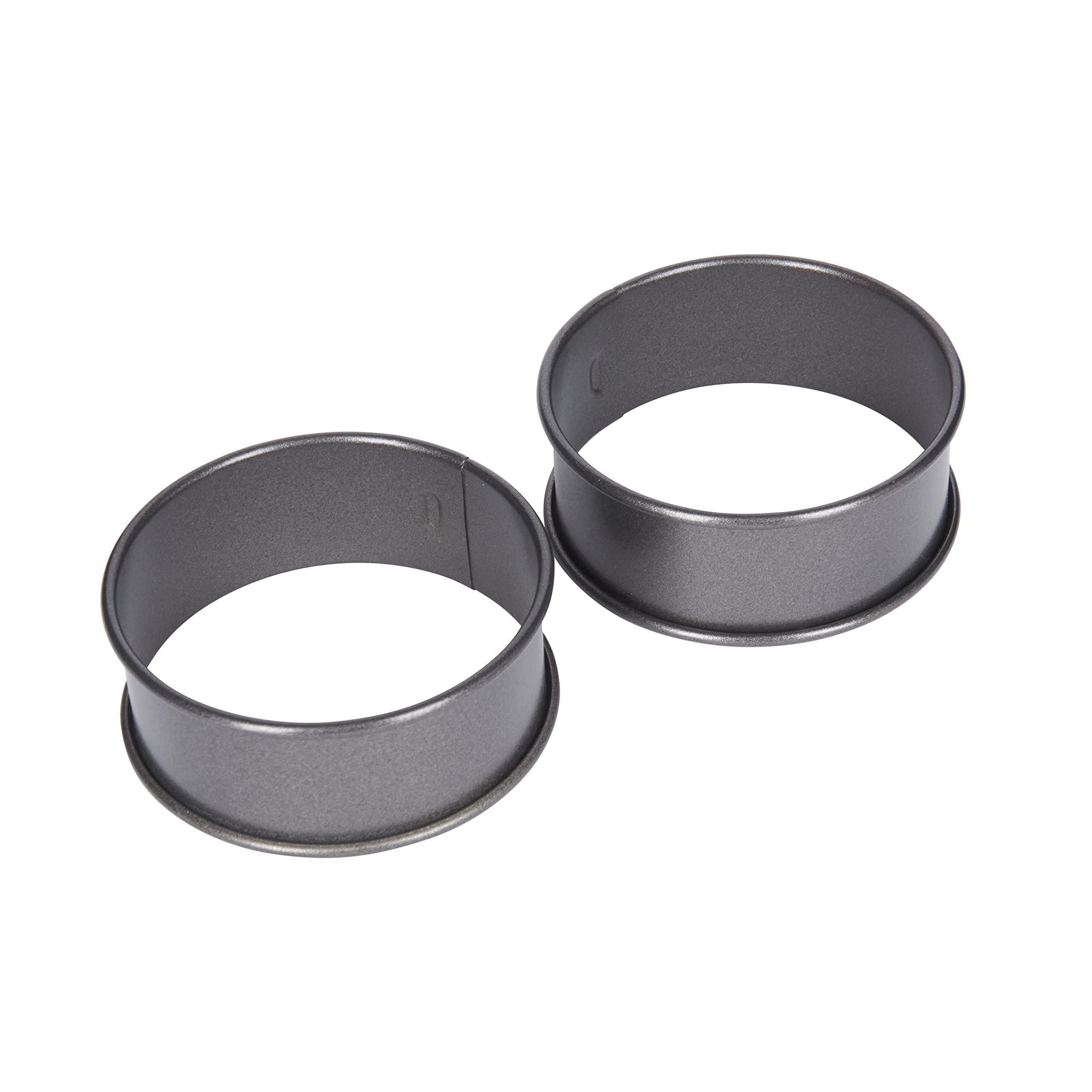 KitchenCraft Non-Stick Metal Egg Poachers - Set of 2 for Frying, Poaching, Omelettes | 9cm Diameter 1