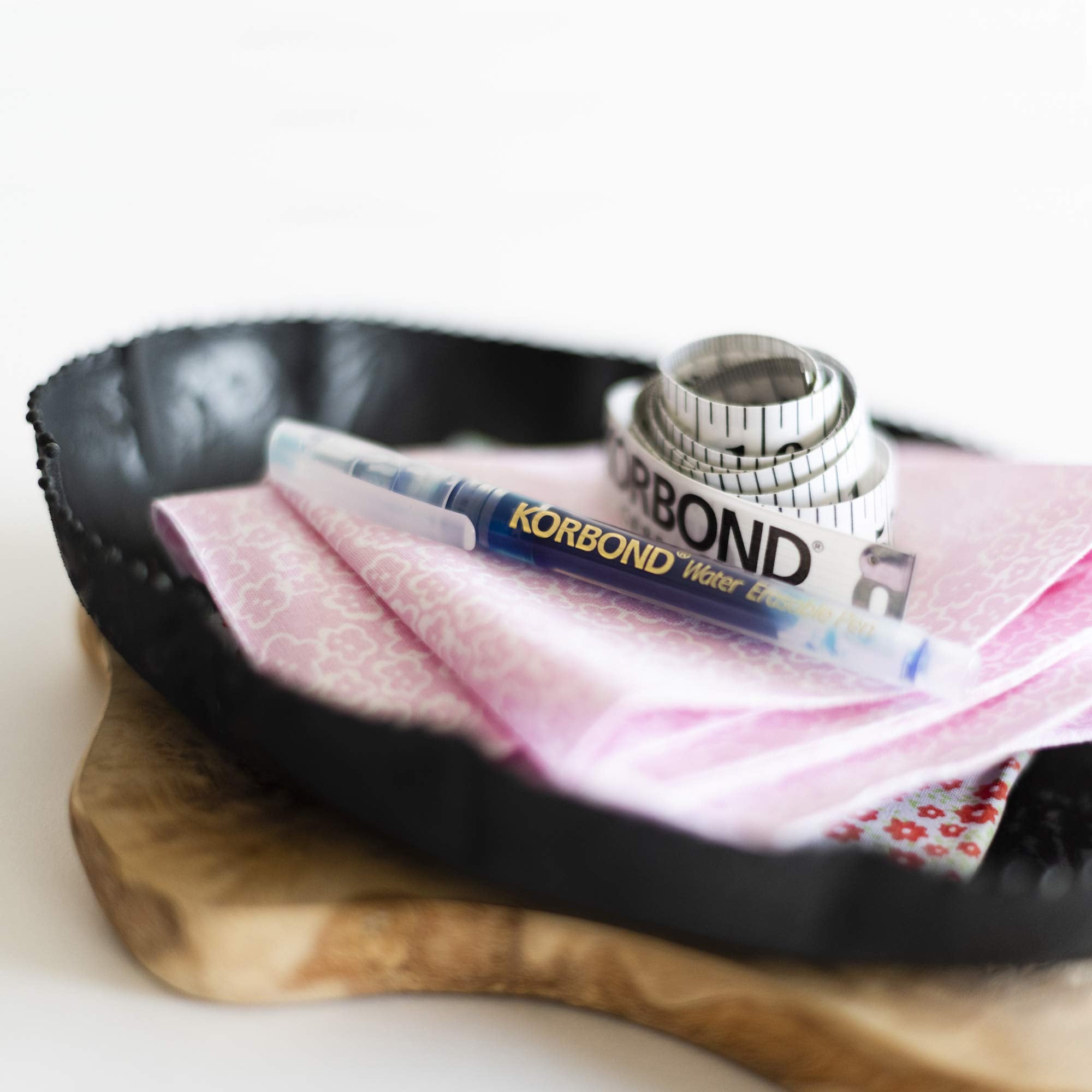 KORBOND Water Erasable Marker - Blue Ink for Fabric Marking | Mess-Free Alternative to Chalk 4