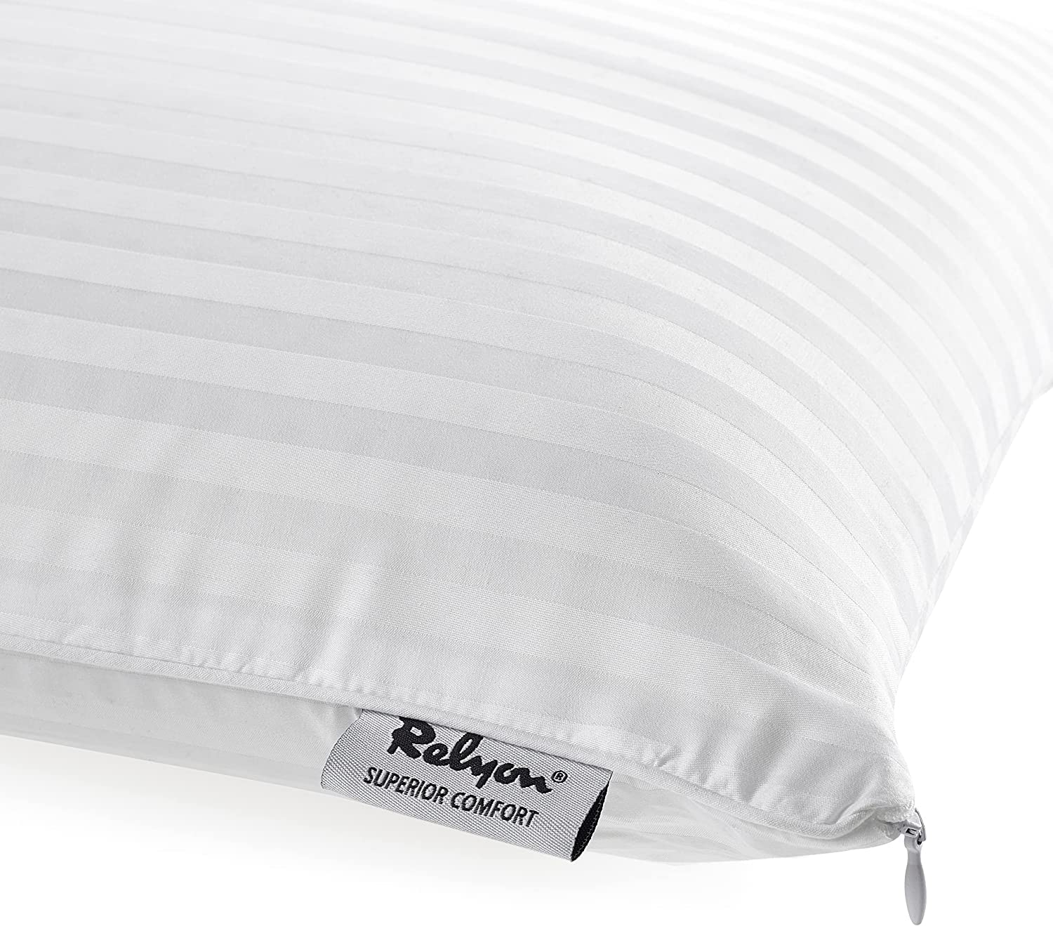Relyon Superior Comfort Deep Latex Standard Pillow - 100% Natural Latex Fill | Washable Cotton Cover 4