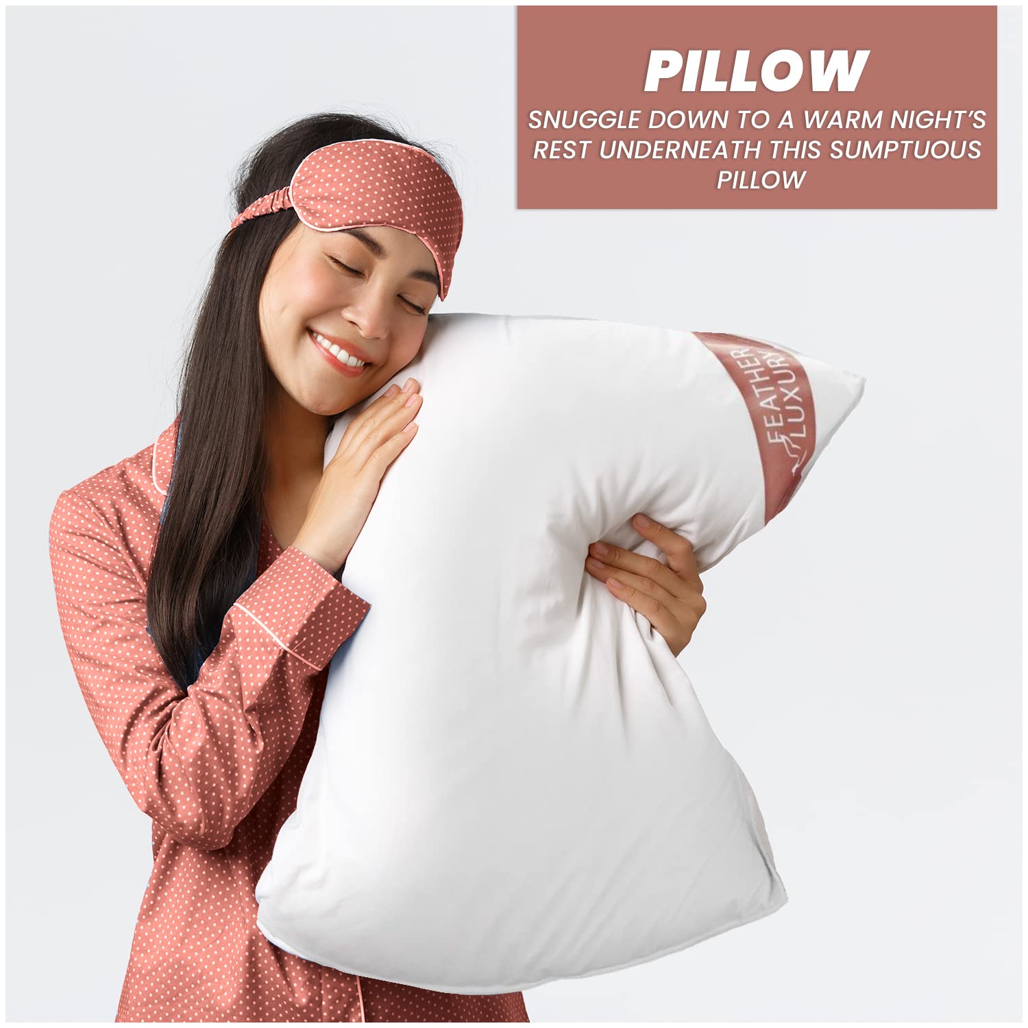 GC GAVENO CAVAILIA Duck Feather & Down Pillows - Firm Support, Breathable | 2 Count 5