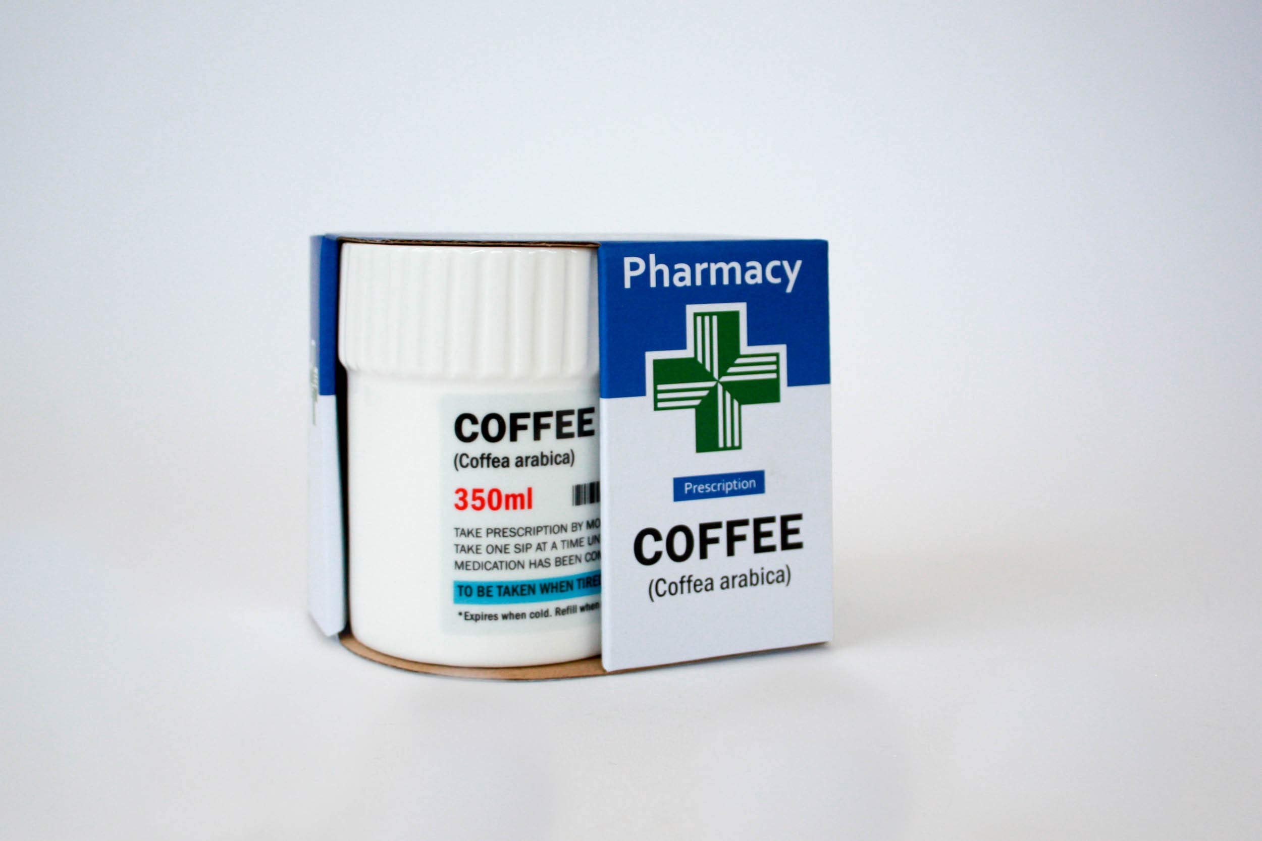 Gift Republic Pill Pot Coffee Mug - 350ml Ceramic | Multicolor | Great Gift for Coffee Lovers 4