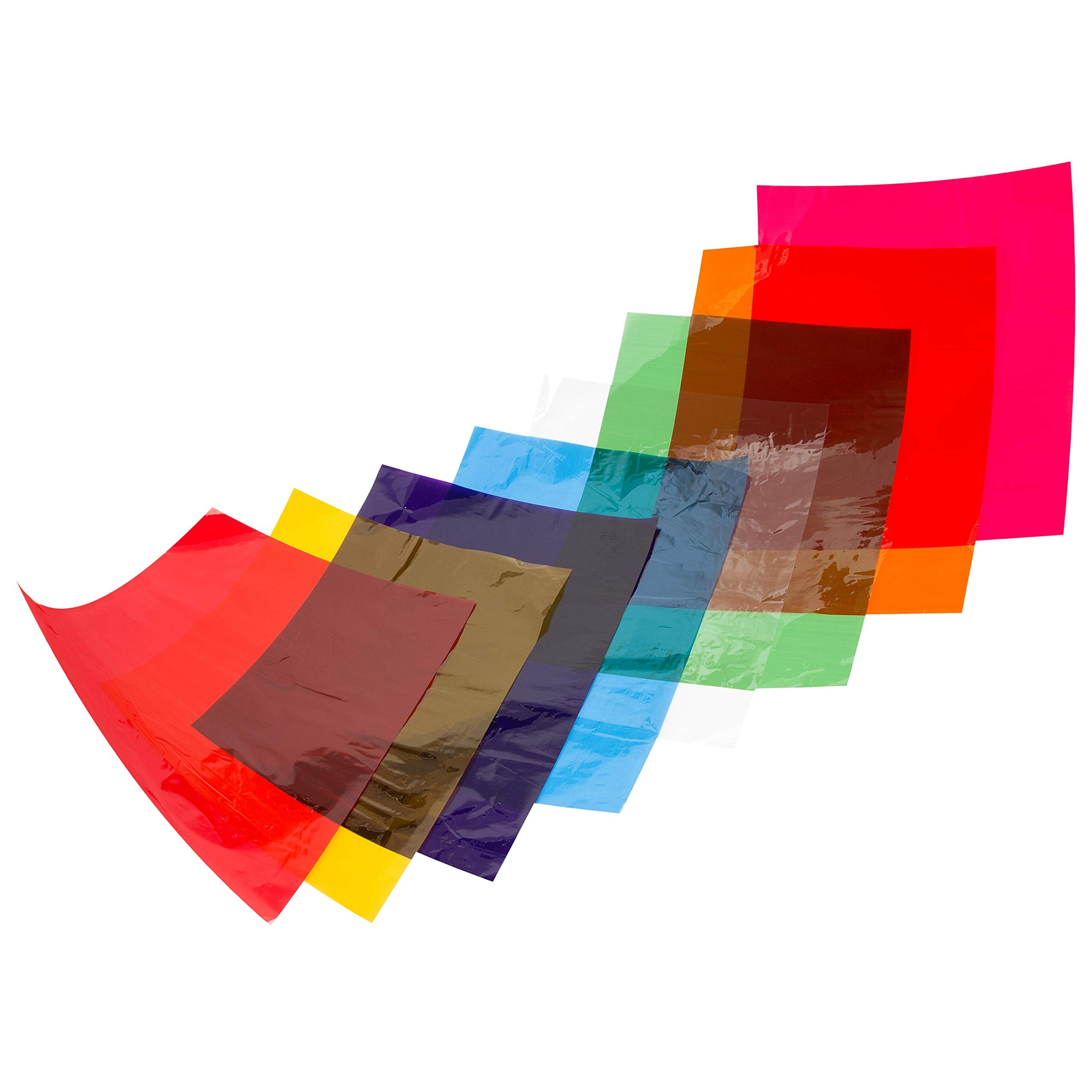 edukit Cellophane Sheets - 104 Pack A4 Size | 8 Vibrant Colours for Crafts & Gift Wrapping 2