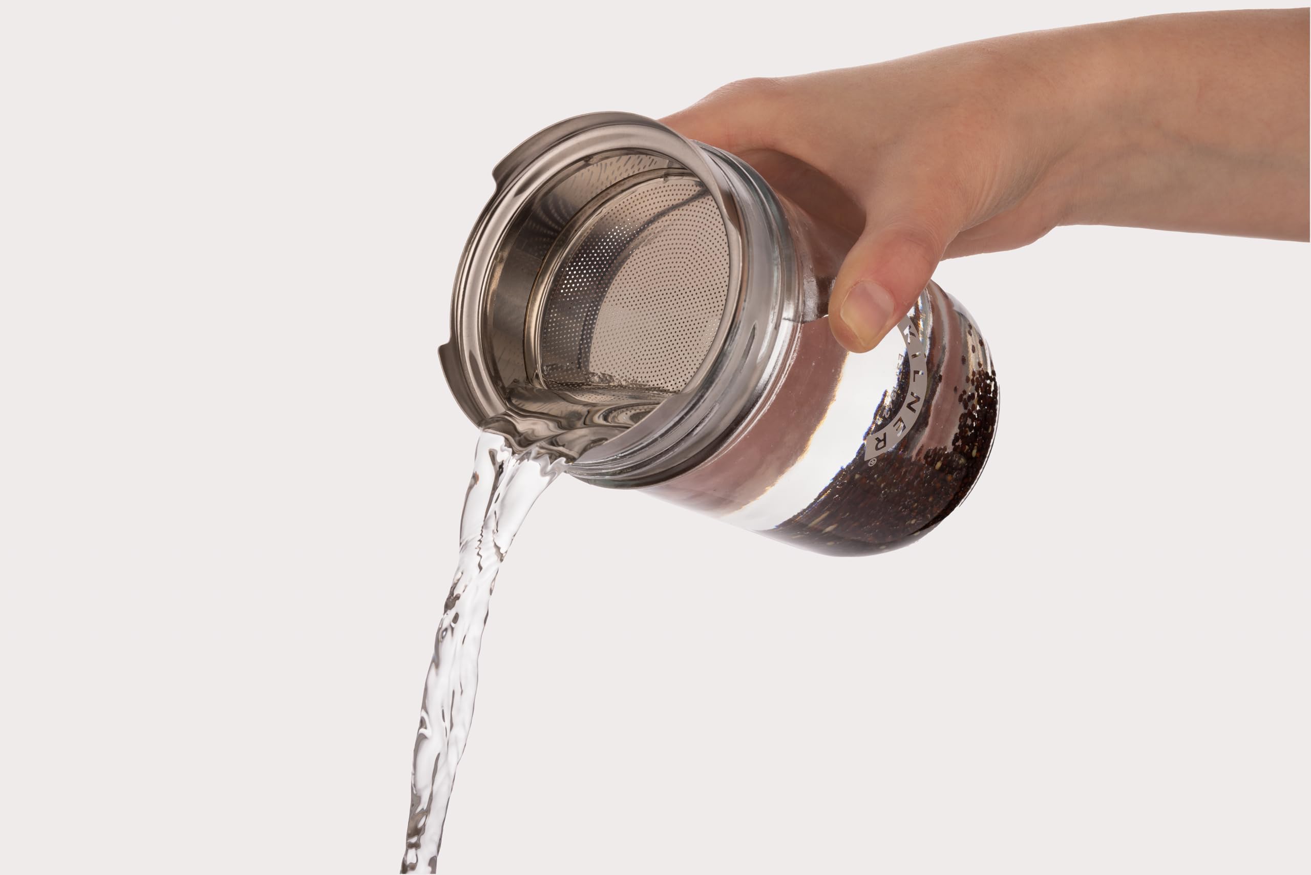 Kilner 0.5L Sprouting Set - Glass Jar, Stainless Steel Lid, Ceramic Base | BPA-Free 10