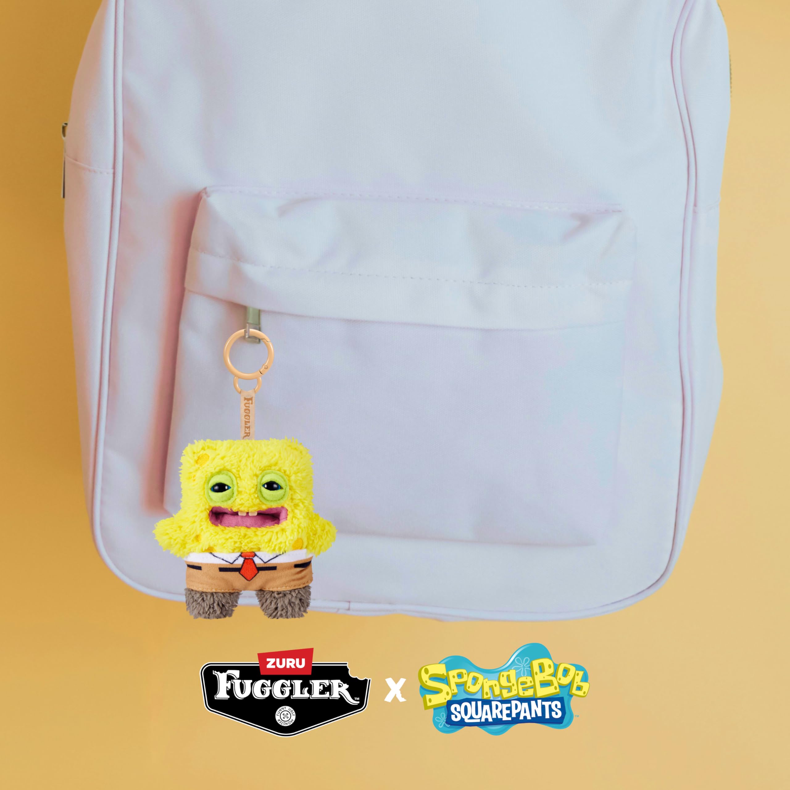 Fuggler SpongeBob Plush Keyring Pack - 5 Inch, 5 Pack by ZURU | Polyester 2