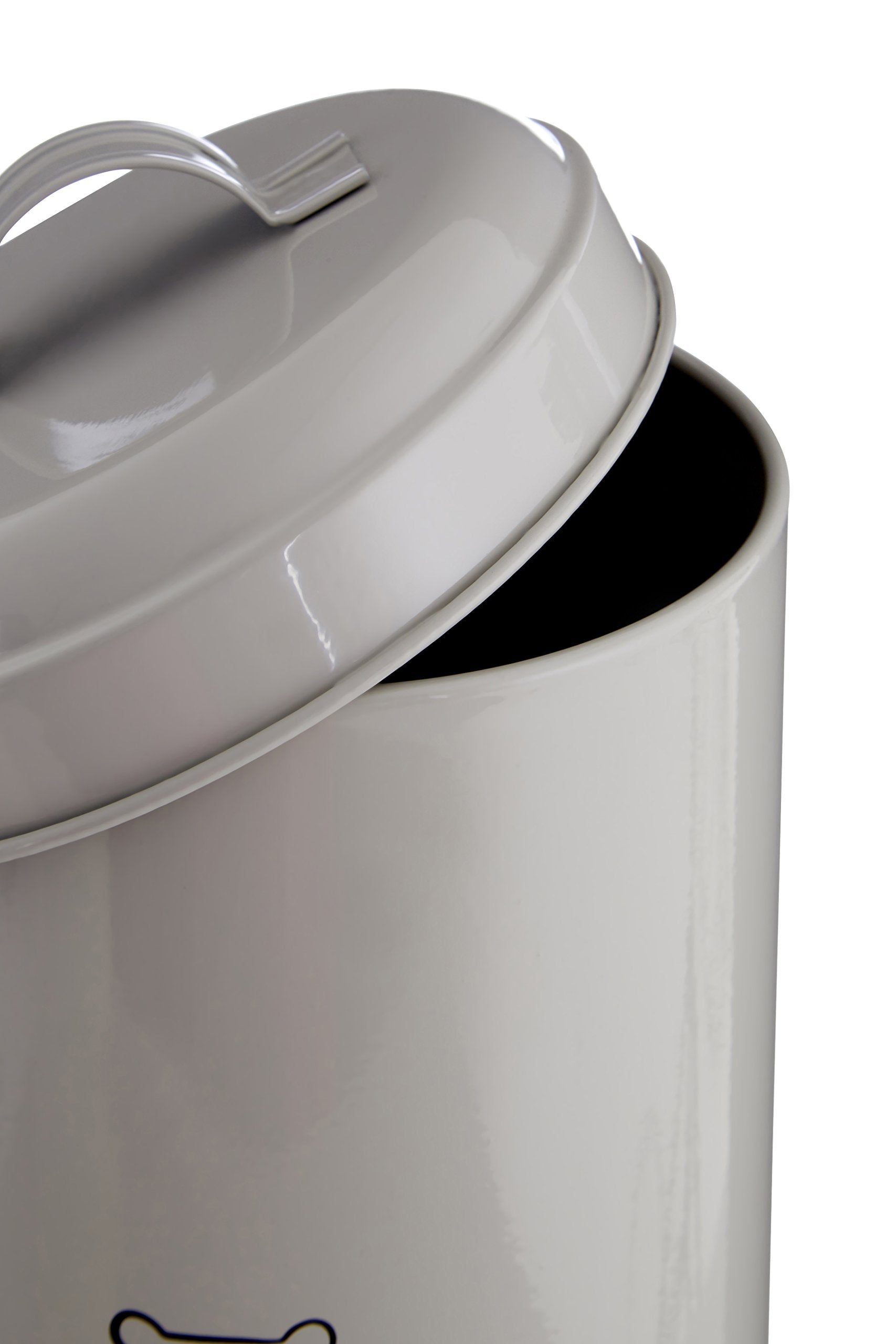 Premier Housewares Adore Pets Good Dog Food Storage Canister - Galvanised Steel | 1.2L Capacity 7