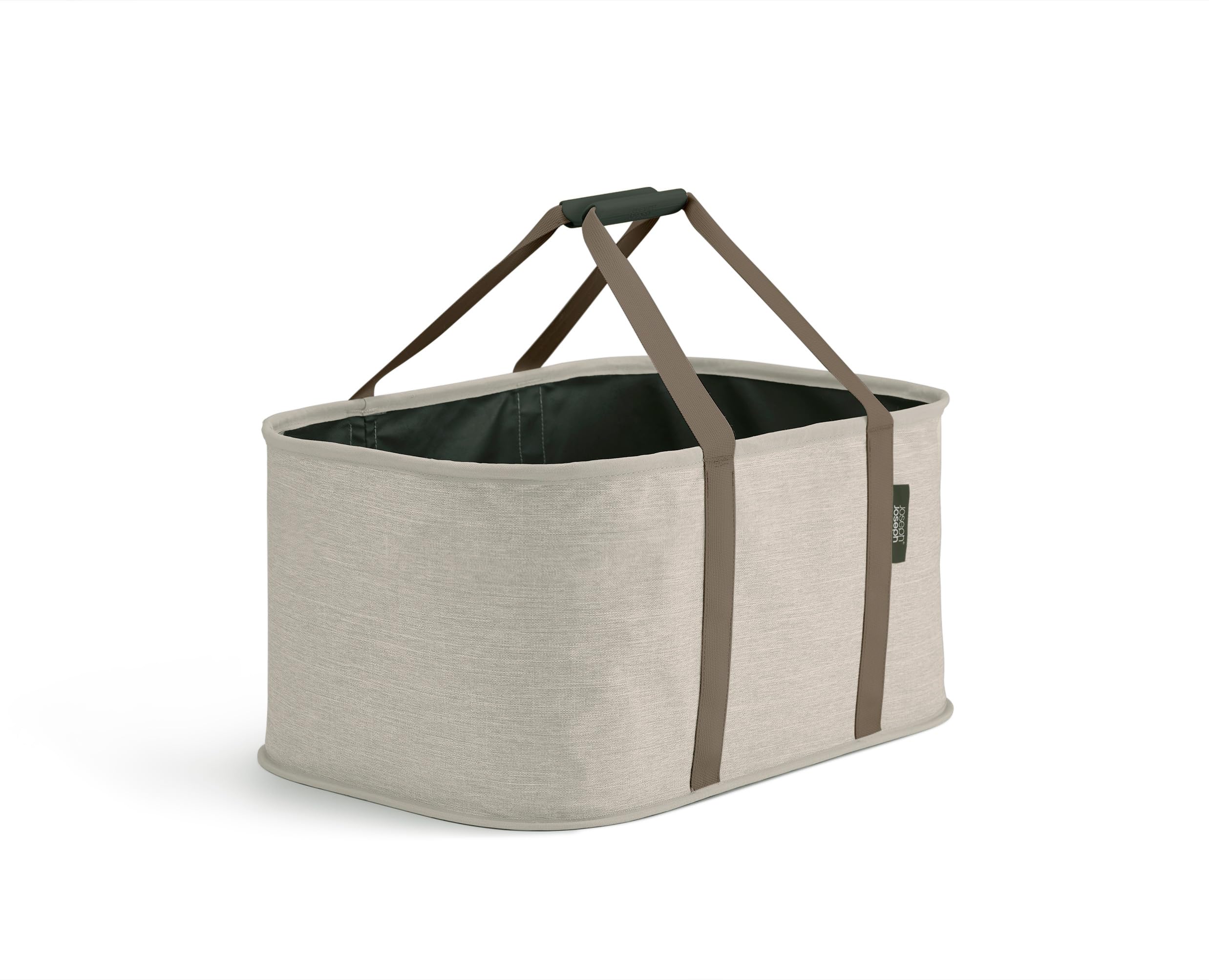 Joseph Joseph Hold-All Collapsible Laundry Basket Bag | 35L Capacity | 9 kg Max Load | Ecru 1