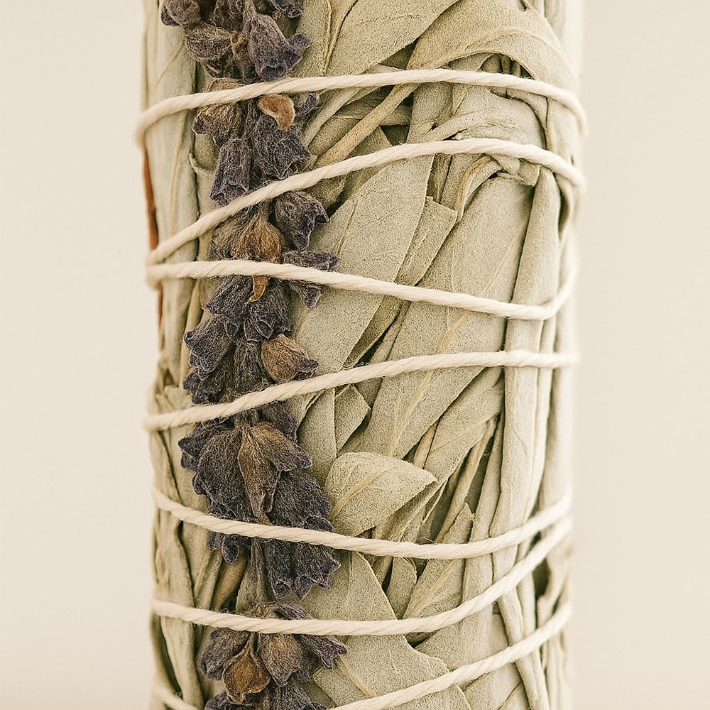 VIE White Sage and Lavender Smudge Stick - Energy Renewal & Purification | Pack of 1 2