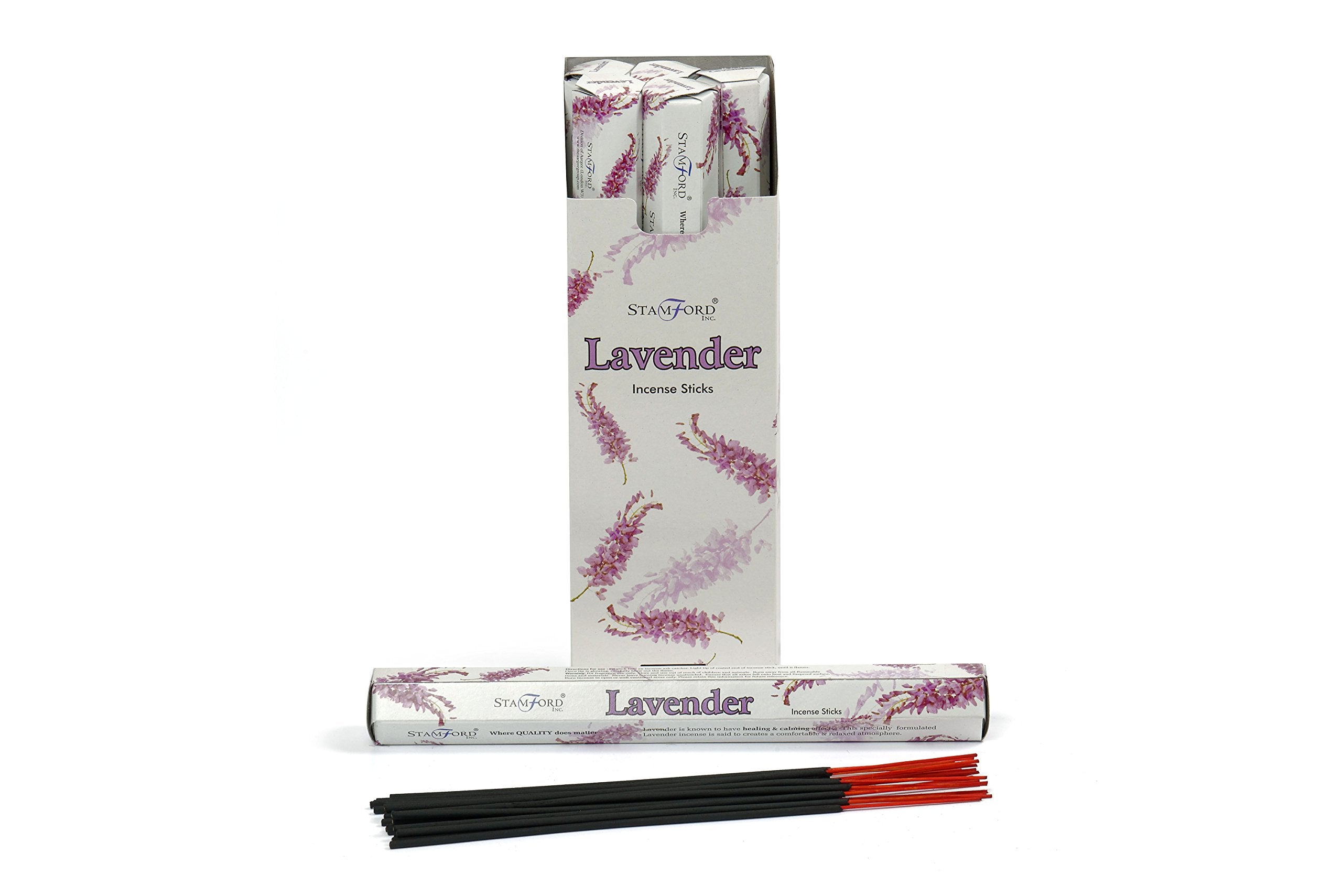 STAMFORD INC. Lavender Incense Sticks - 6 Packs of 20 Sticks | Floral Scent 2