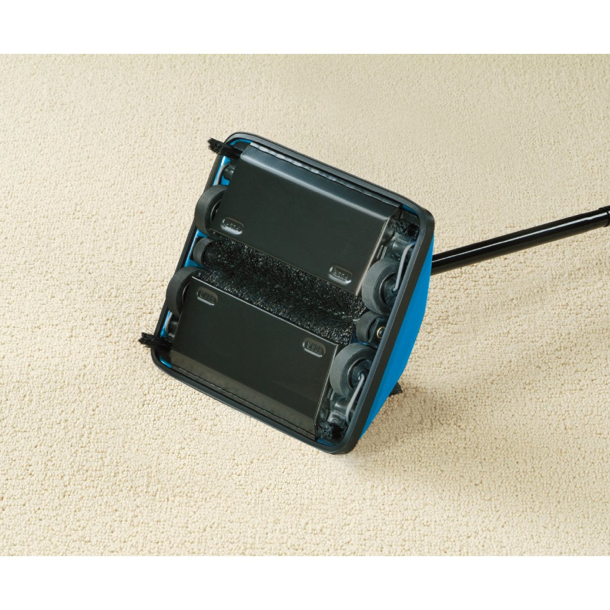 BISSELL Sturdy Sweep Lightweight Cordless Carpet Sweeper | Blue | Lays Flat Under Furniture 8