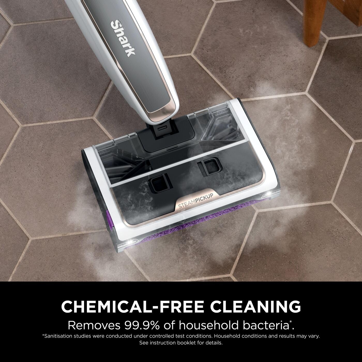 Shark SteamPickUp 3-in-1 Steam Mop for Hard Floors | Chemical-Free Cleaning | 1230W 3