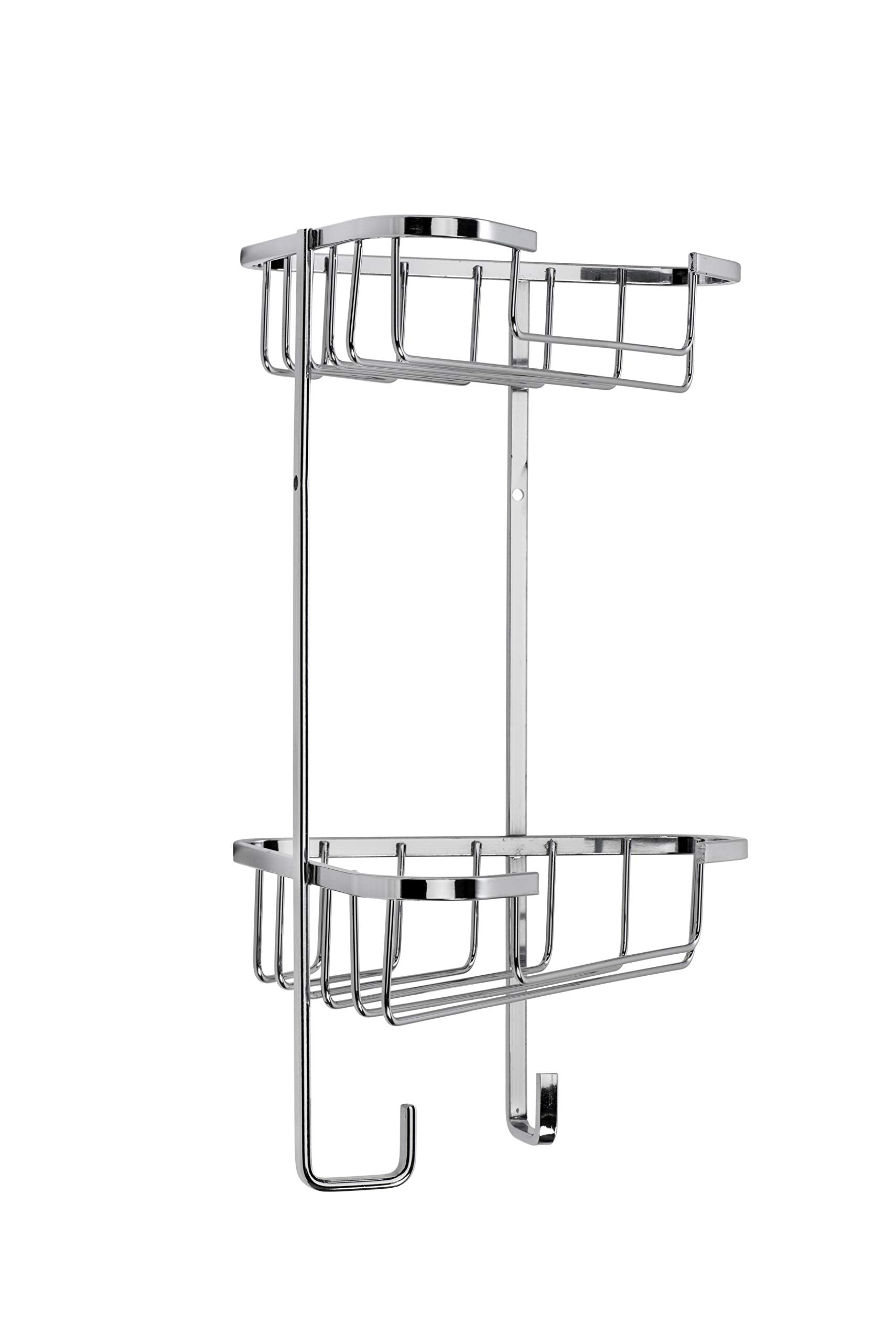 Croydex Medium Corner Shower Caddy - Durable Steel Shelves | 2-Tier | 5kg Capacity 4