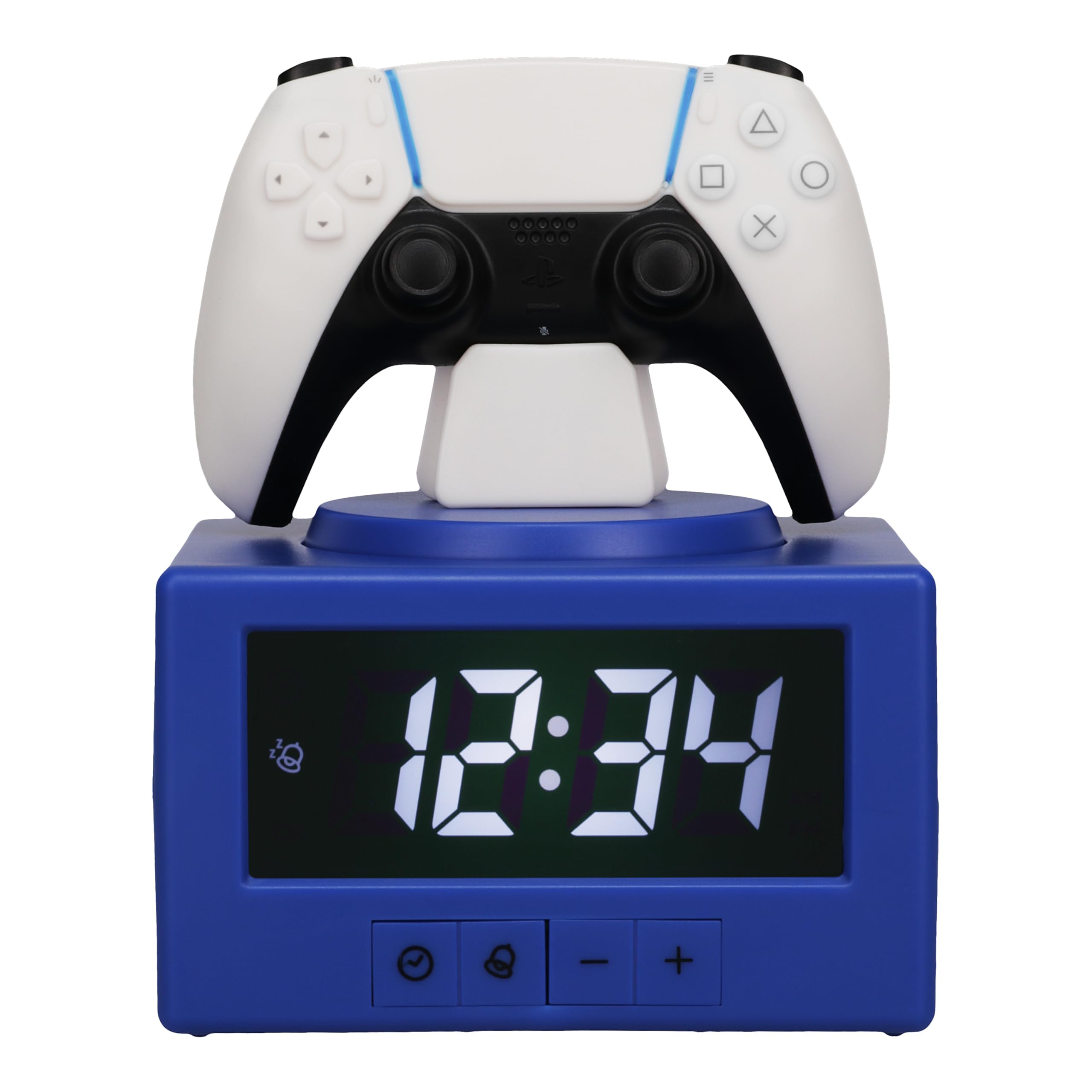 Paladone PlayStation DualSense Controller Digital Alarm Clock with Night Light | Plastic | Multicolour 2