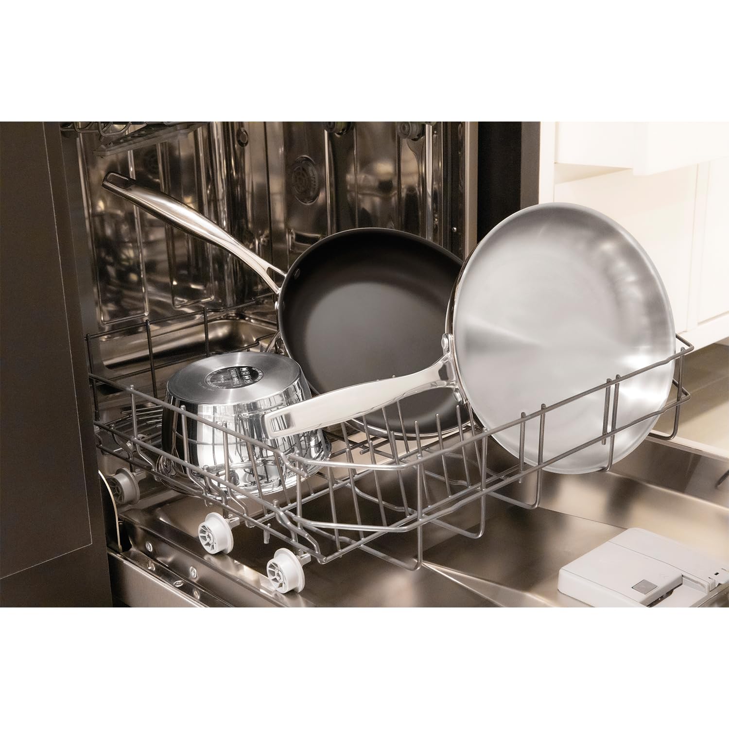 Tramontina Grano Frying Pan - 2.2L Stainless Steel Induction Compatible | 27cm Diameter 5