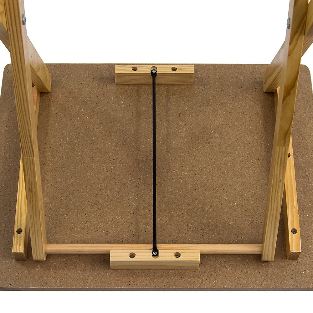 Home Vida Folding Snack Table - Pine Wood | Natural Finish | Foldable Design 6