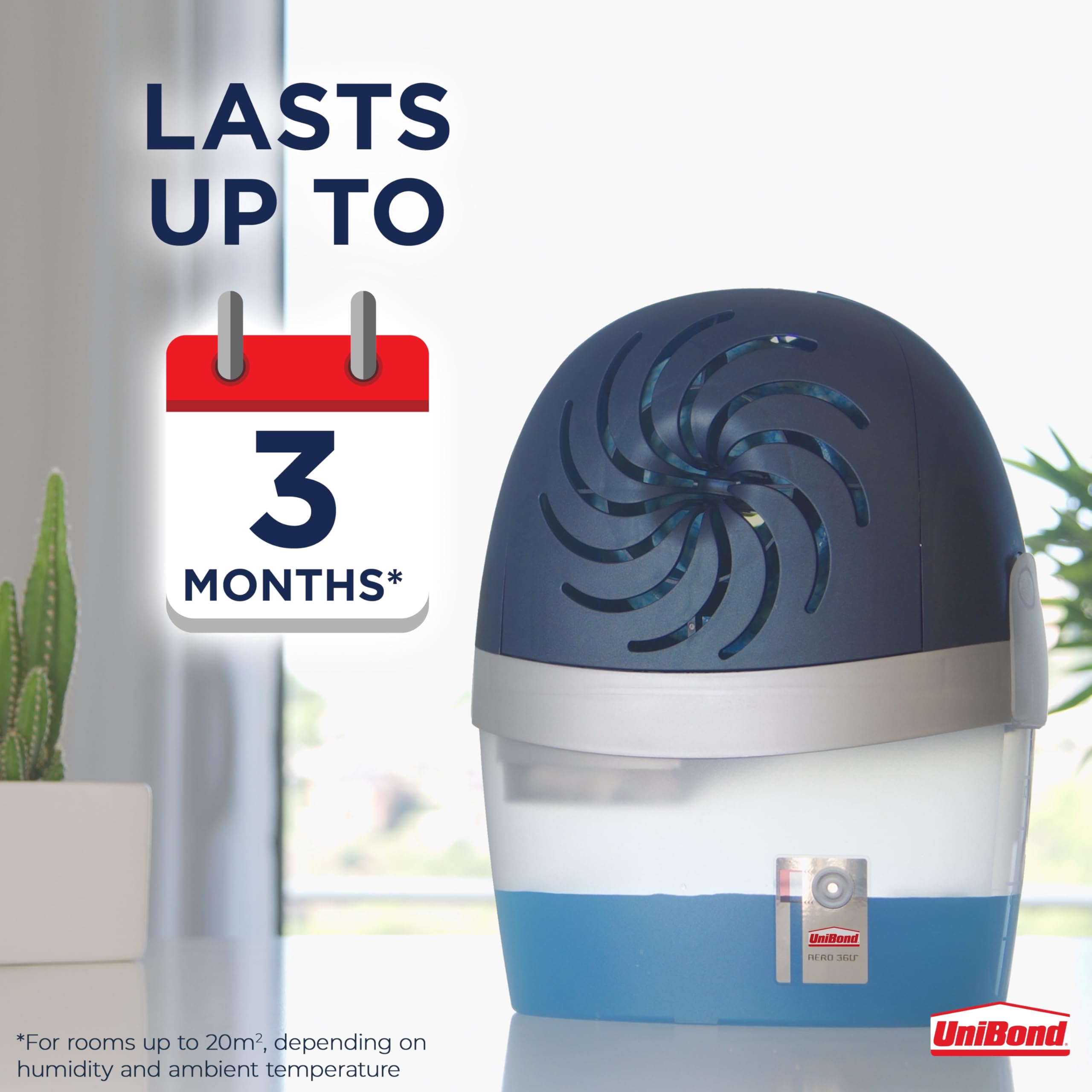 Unibond AERO 360º Lavender Humidity Absorber - Controls Moisture & Odours | Up to 20m² 7