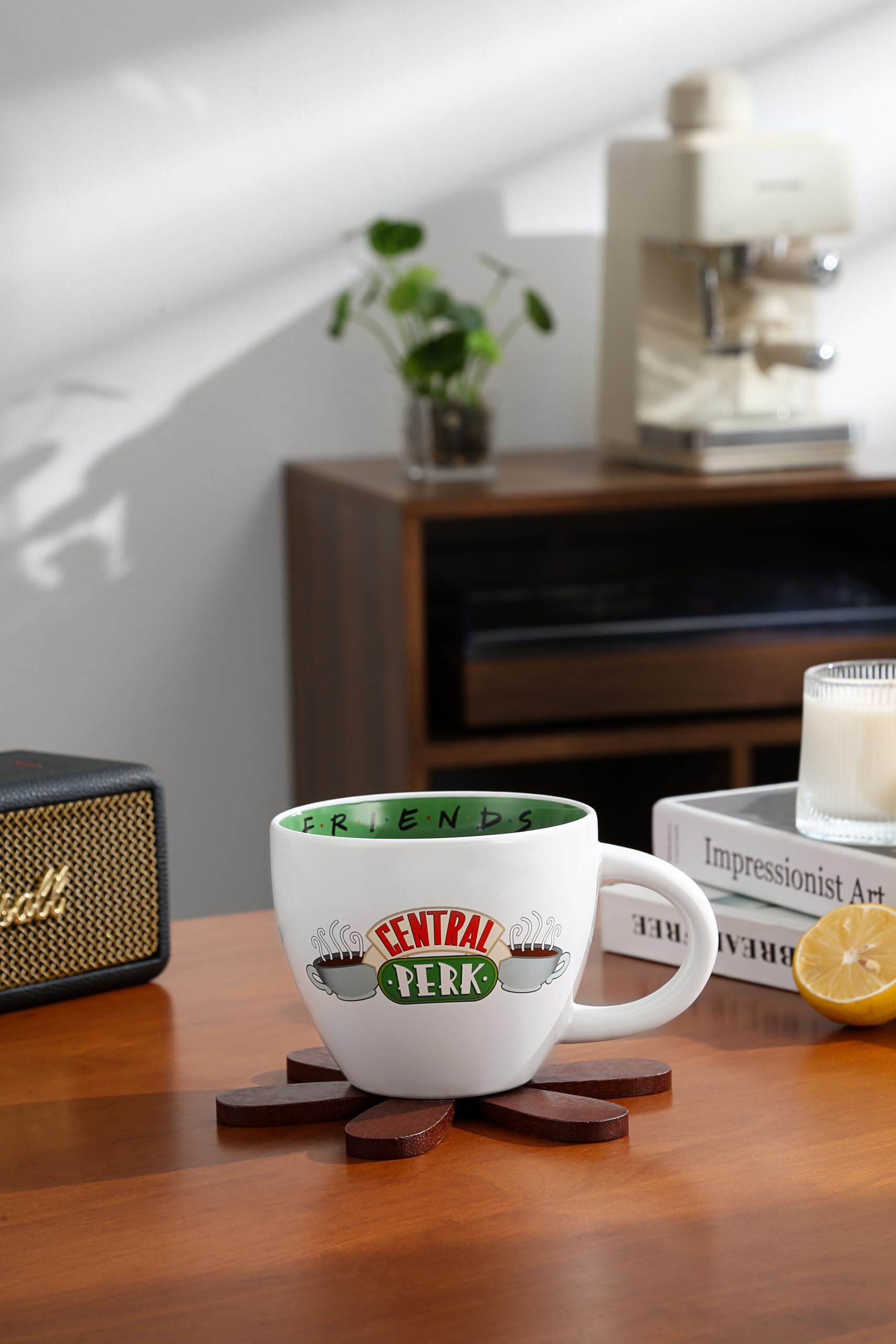 Friends Central Perk Coffee Cup - 22oz Ceramic Mug | Dishwasher Safe | Gift Boxed 3
