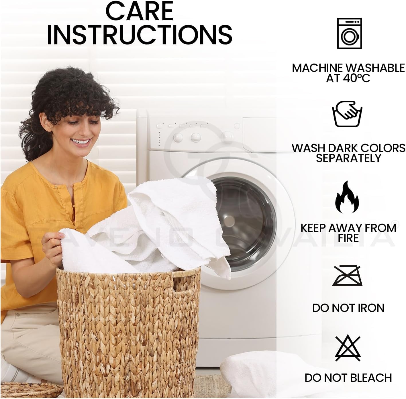 GC GAVENO CAVAILIA 8 Piece Egyptian Cotton Towel Set - 450 GSM | Sage Green | Quick Dry 6