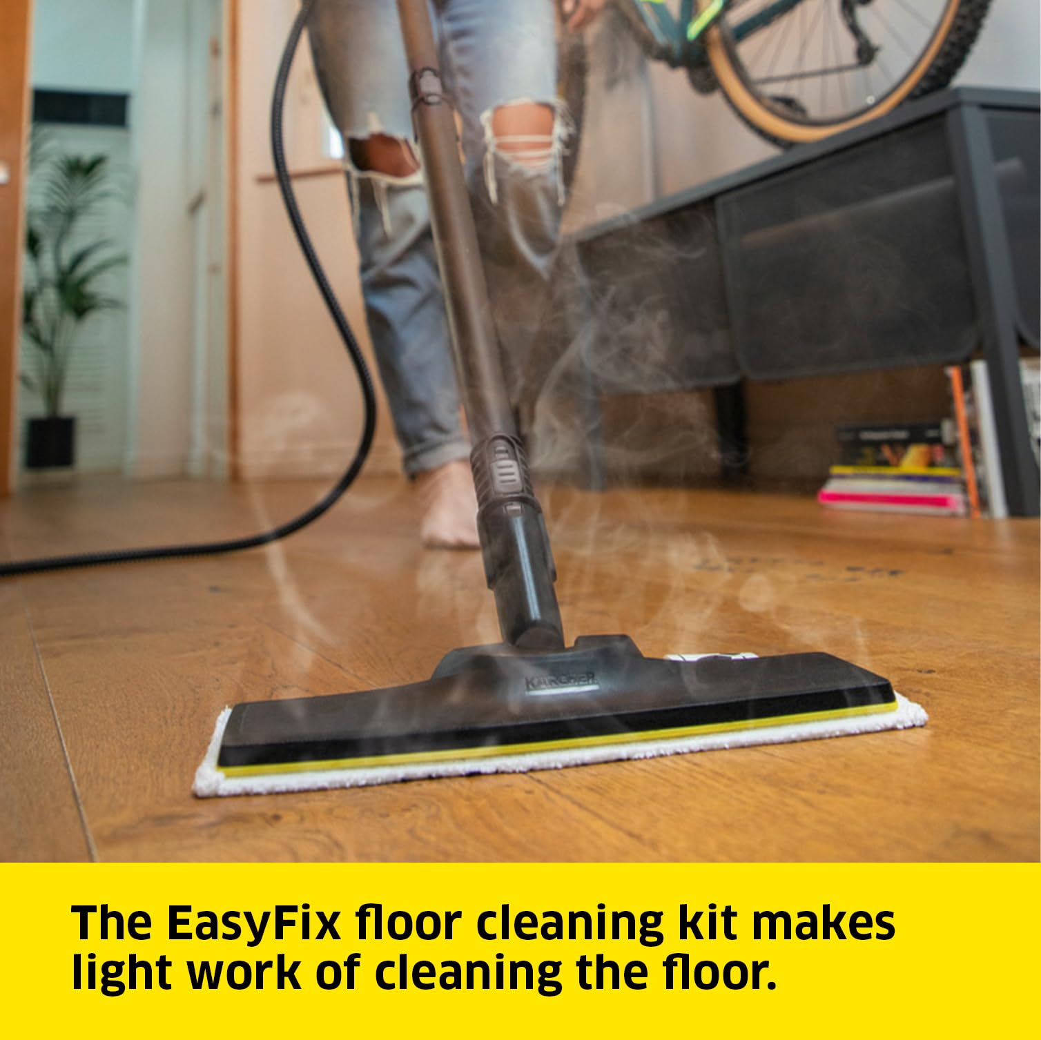 Kärcher Steam Cleaner SC 2 EasyFix - 3.2 bar Steam Pressure | 1500W Heating Output | White 5