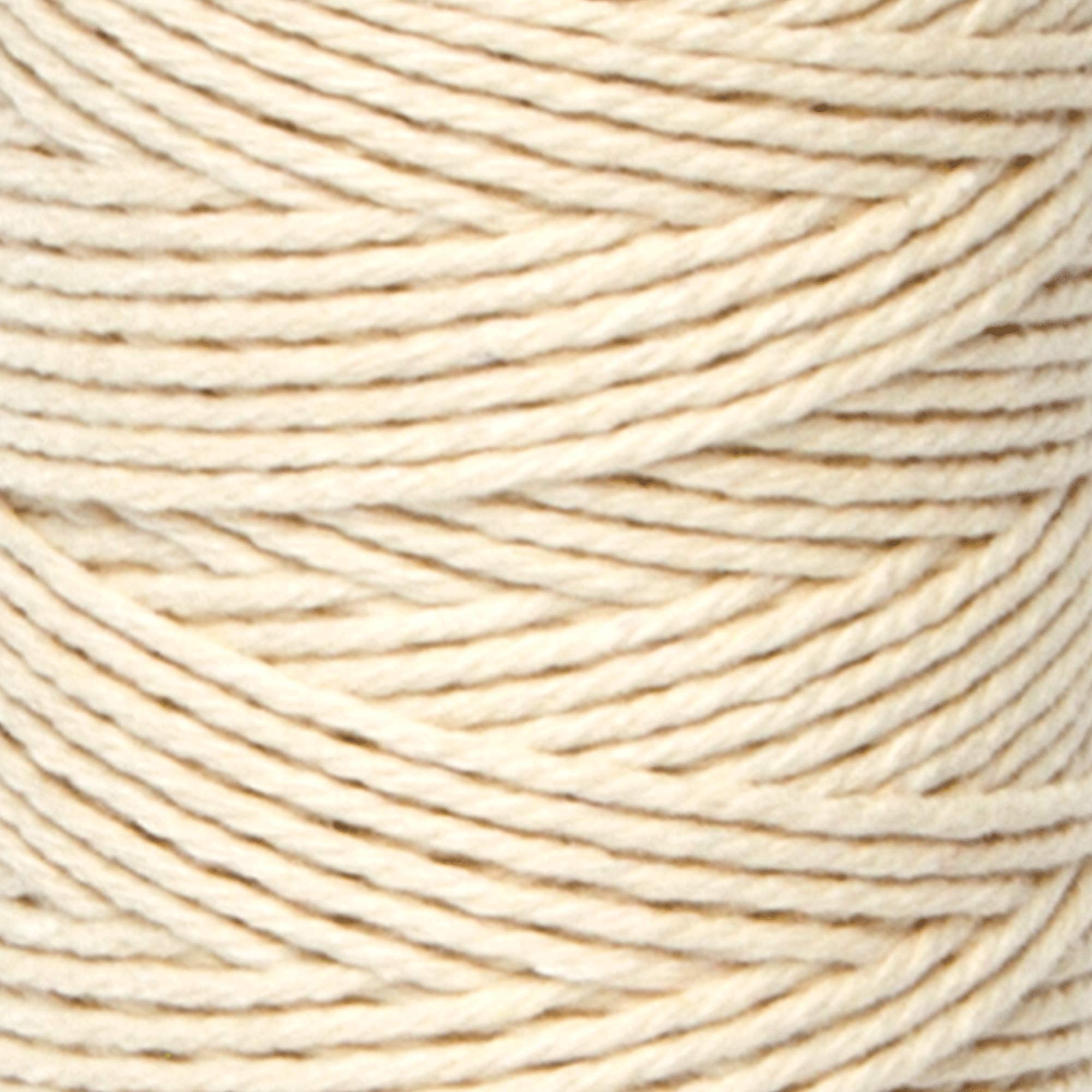 Baker Ross Natural Textured Cotton String AG212 - 2mm Thick, 100m Reel for Jewellery Making