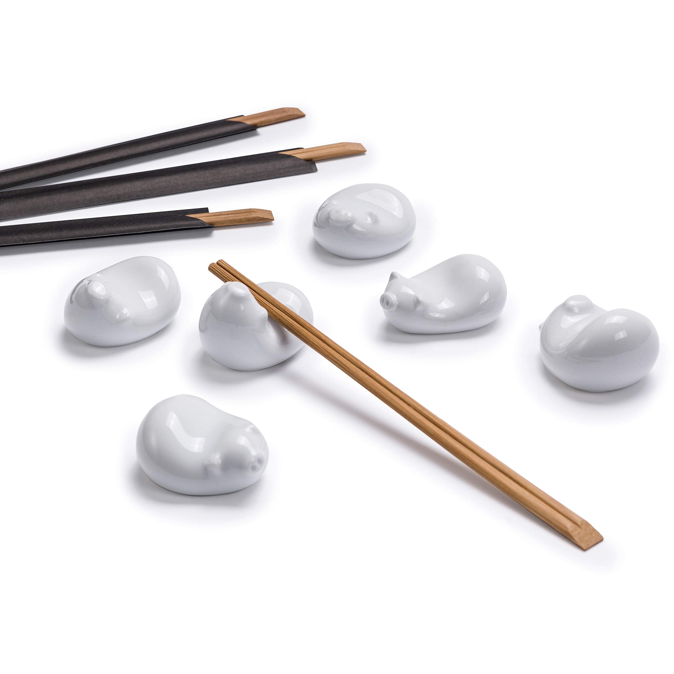 Ken Chiku Bamboo Chopsticks Tensoge Carbonized 24cm - 100 Pairs | Hazel Brown 4