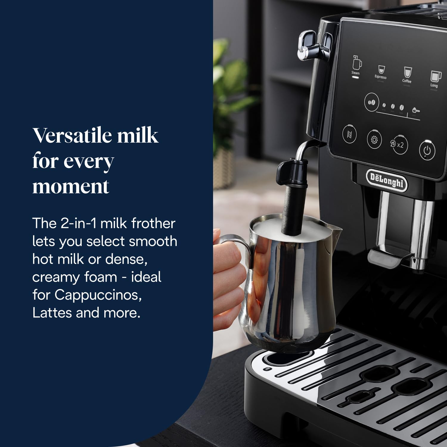 De'Longhi Magnifica ECAM222.20.B Bean to Cup Coffee Machine | 4 One-Touch Recipes | 1450W | Black 6