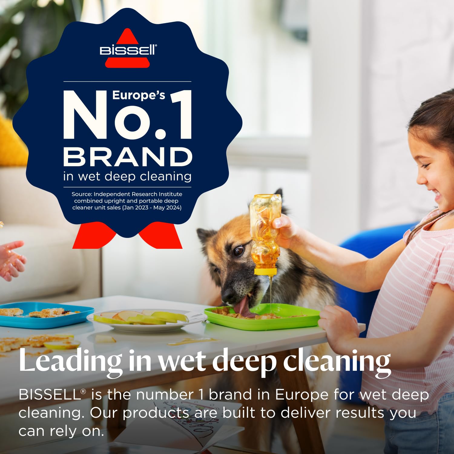 BISSELL PowerWash Pet Carpet Cleaner - 600W Suction | Lightweight Under 8kg | Two-Tank System