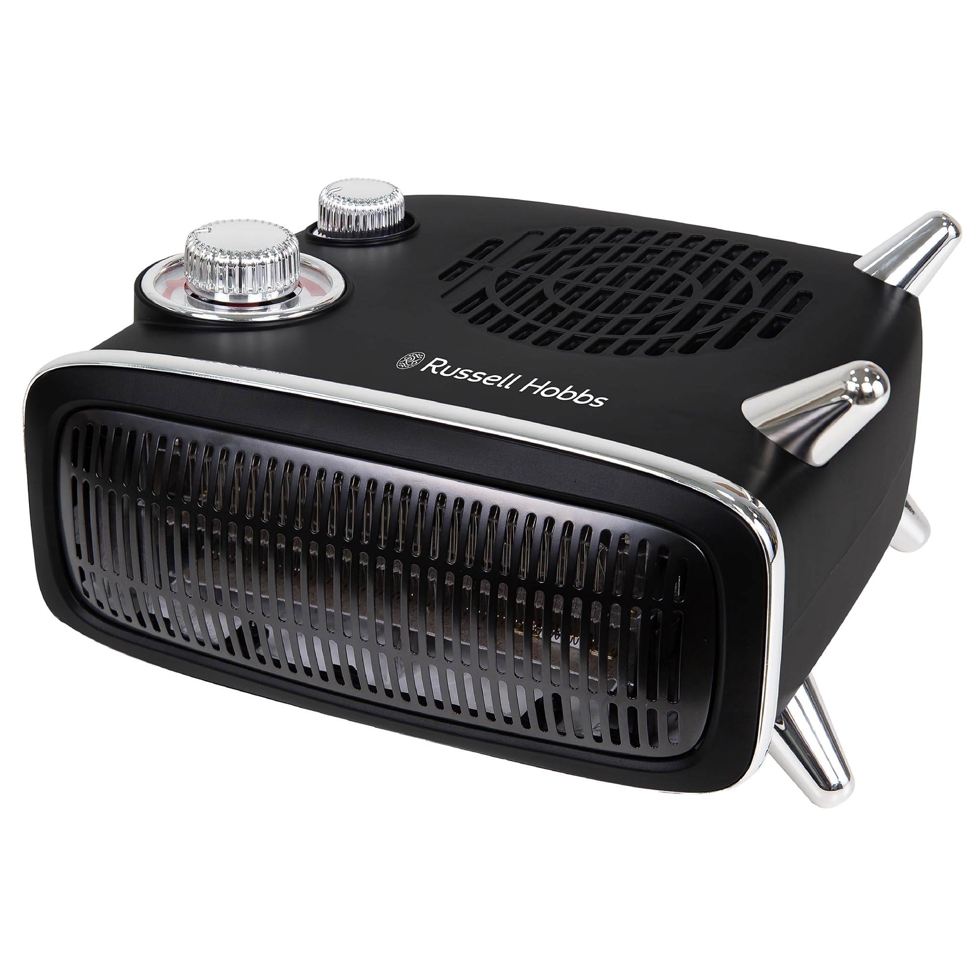 Russell Hobbs Retro Fan Heater 1.8kW | Vertical/Horizontal Use | Black | RHRETHFH1001B 9