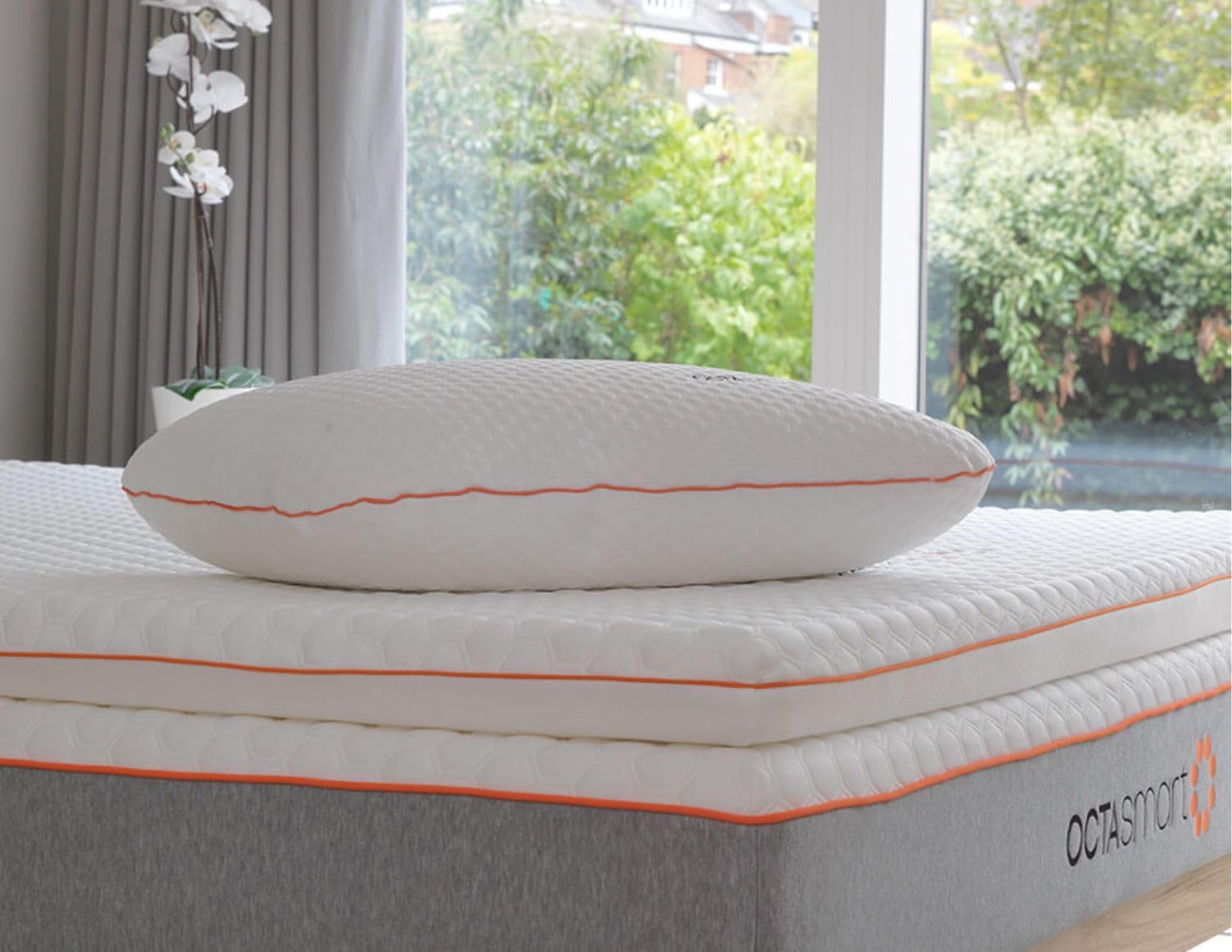 Dormeo Octasmart Standard Pillow - 3D Customized Support | Breathable Polyester | White 5