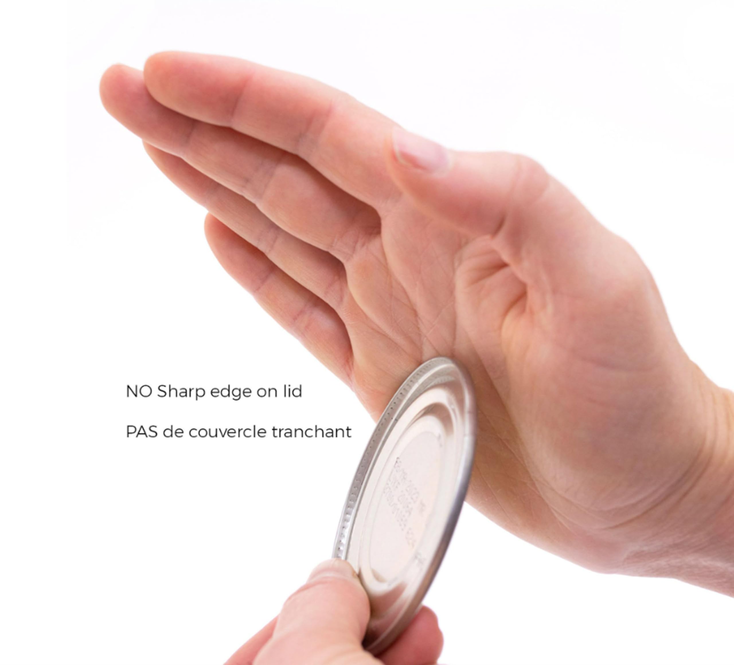 STARFRIT Little Beaver Can Opener - Ambidextrous, Hygienic Lid Hold | Plastic, White 7