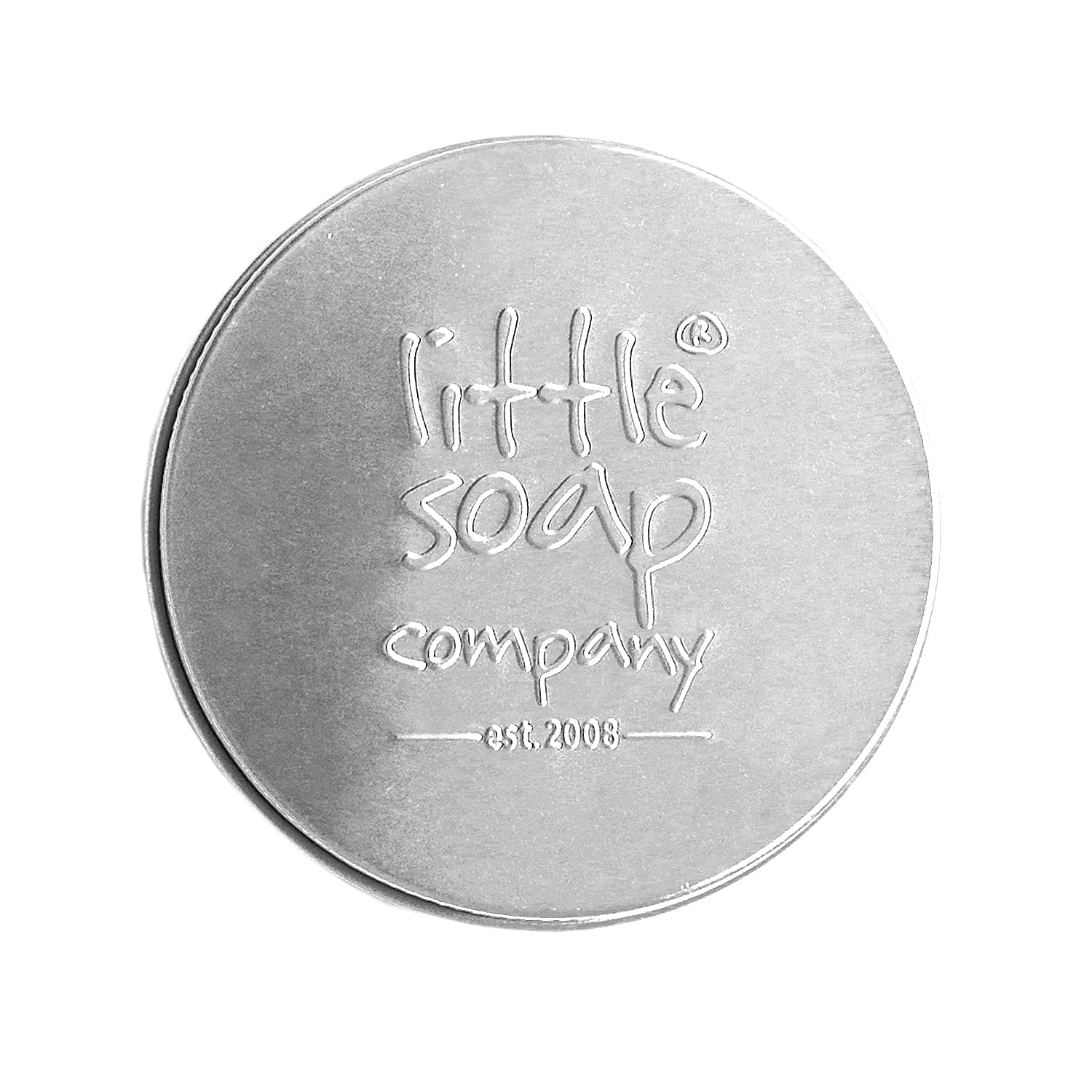 Little Soap Company Mini Soap Storage Tin - Rust-Resistant Aluminium for 50g Bars | Silver 4