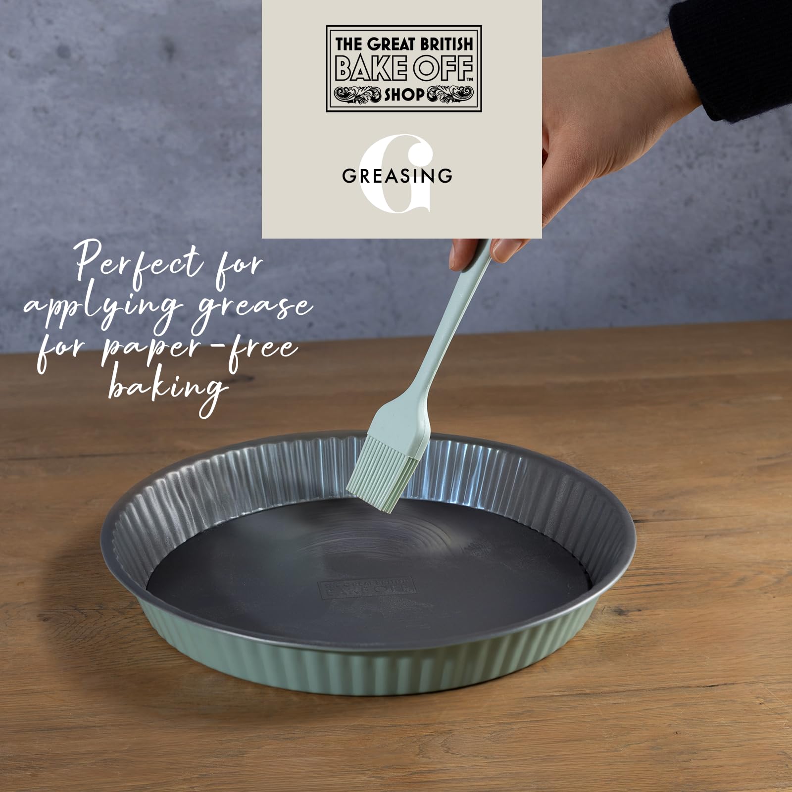 The Great British Bake Off Silicone Pastry Brush - Heat-Resistant, Non-Stick Safe | Duck Egg Blue 3