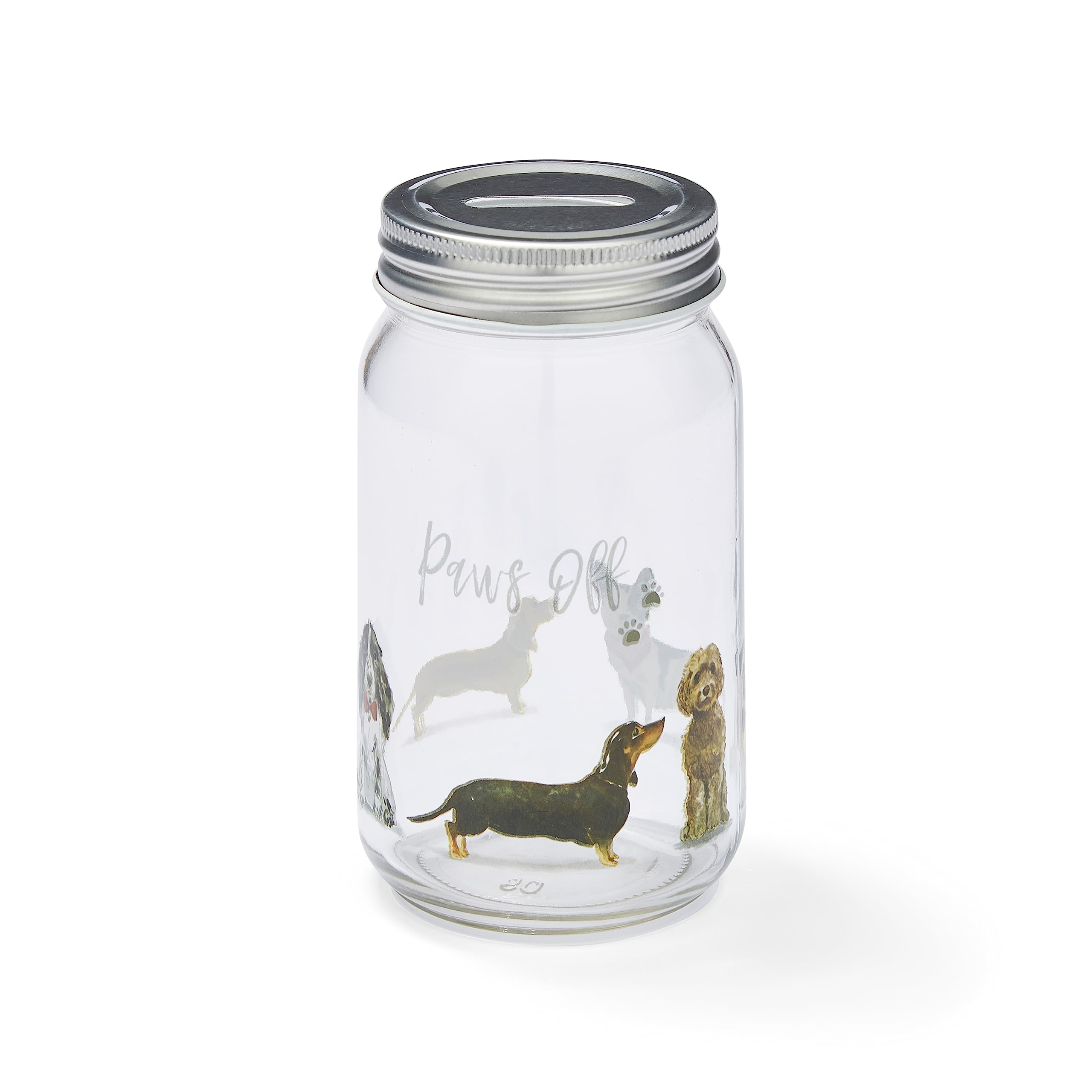 Cooksmart Money Box - Curiosu Dogs Design | Durable Plastic Piggy Bank for Adults & Family 1