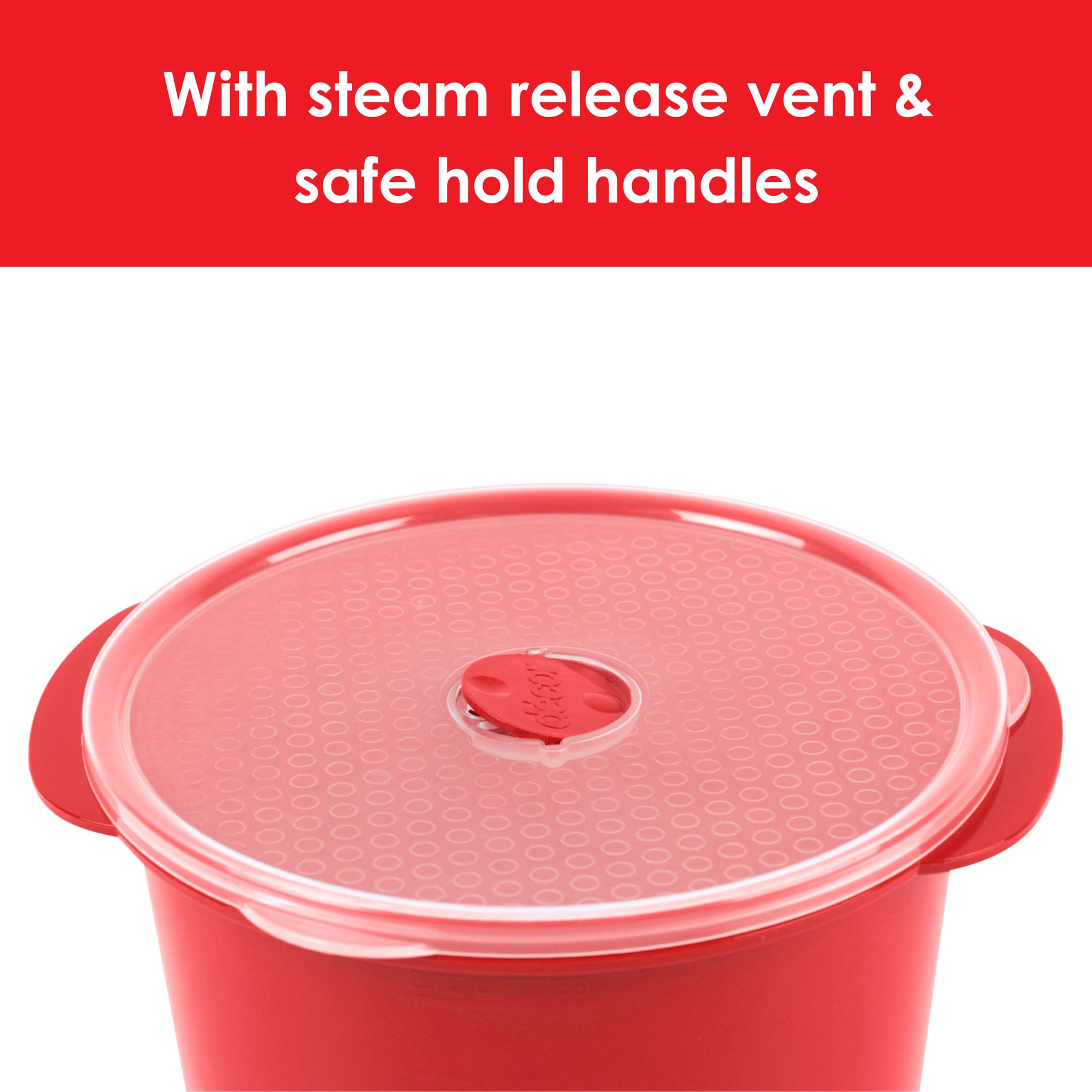 Décor Microsafe Round Food Container - 750ml Capacity | Microwave, Freezer, Dishwasher Safe 3