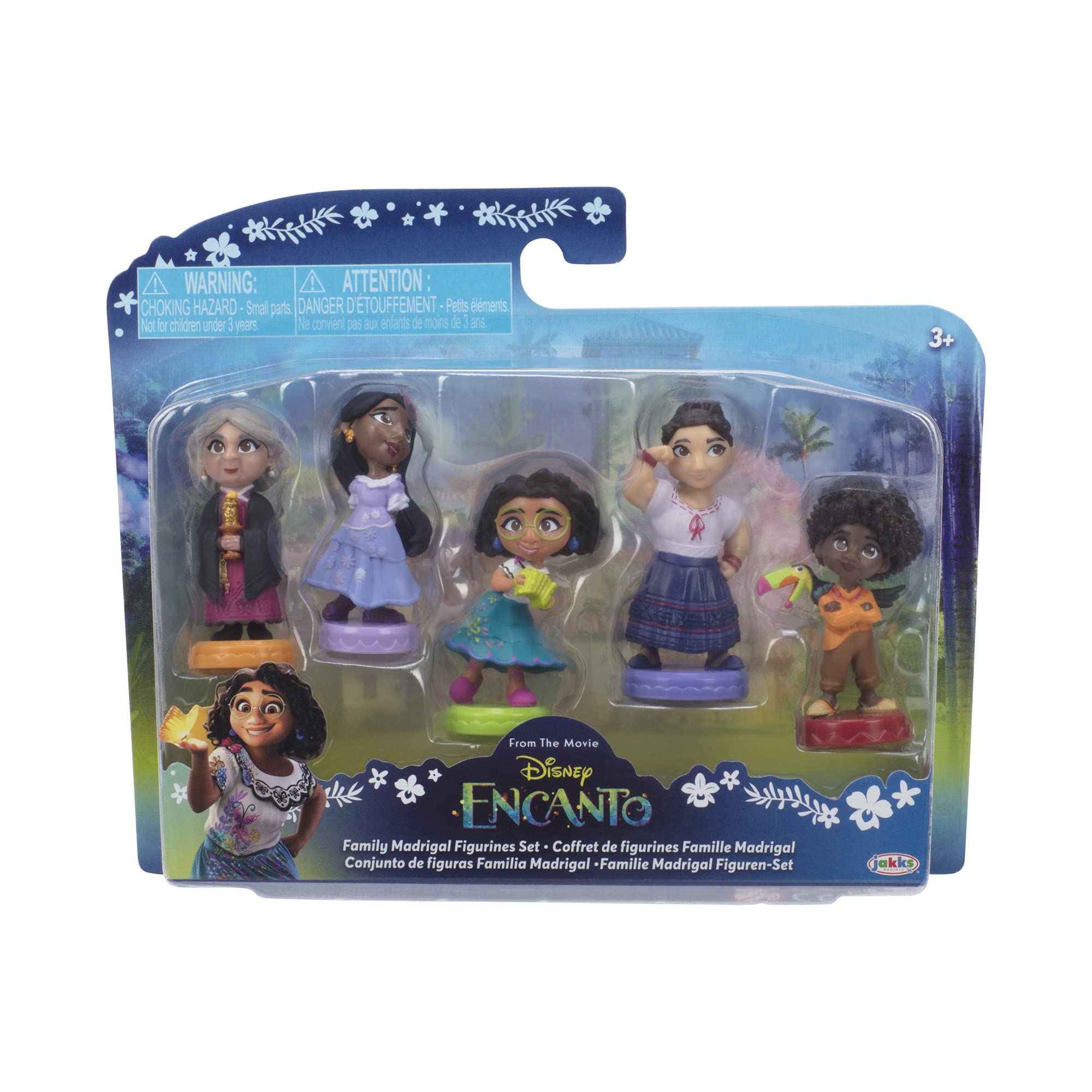 Disney Encanto 5-Pack Figurine Set - Mirabel, Antonio, Isabela, Luisa, Abuela | Ages 3+ 5
